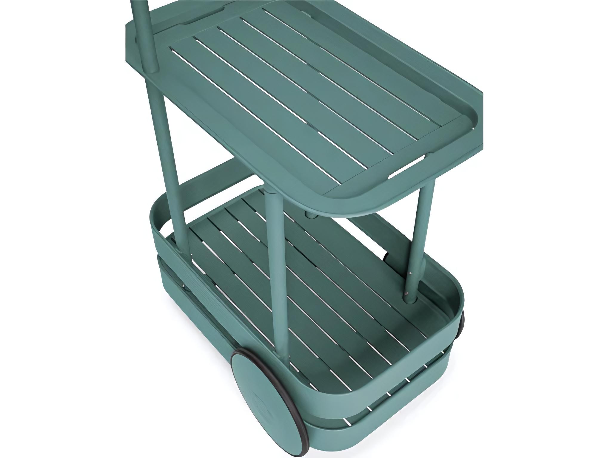Fatboy Outdoor Jolly Trolley Lighted Bar Cart in Dark Sage