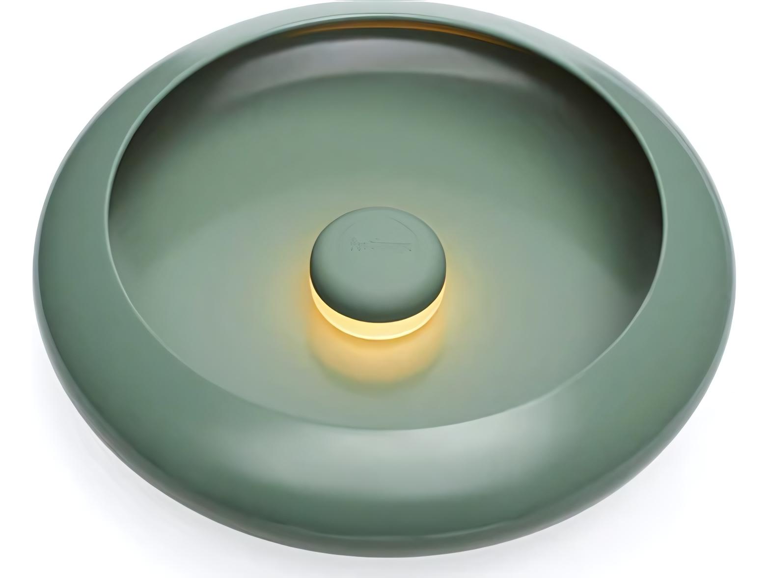 Fatboy Outdoor Oloha Medium Wireless Hanging Lamp Bowl in Sage