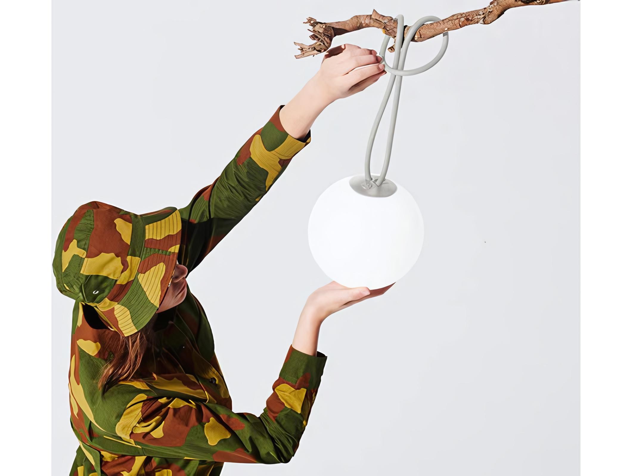 Fatboy Outdoor Bolleke Hanging Lamp in Light Grey