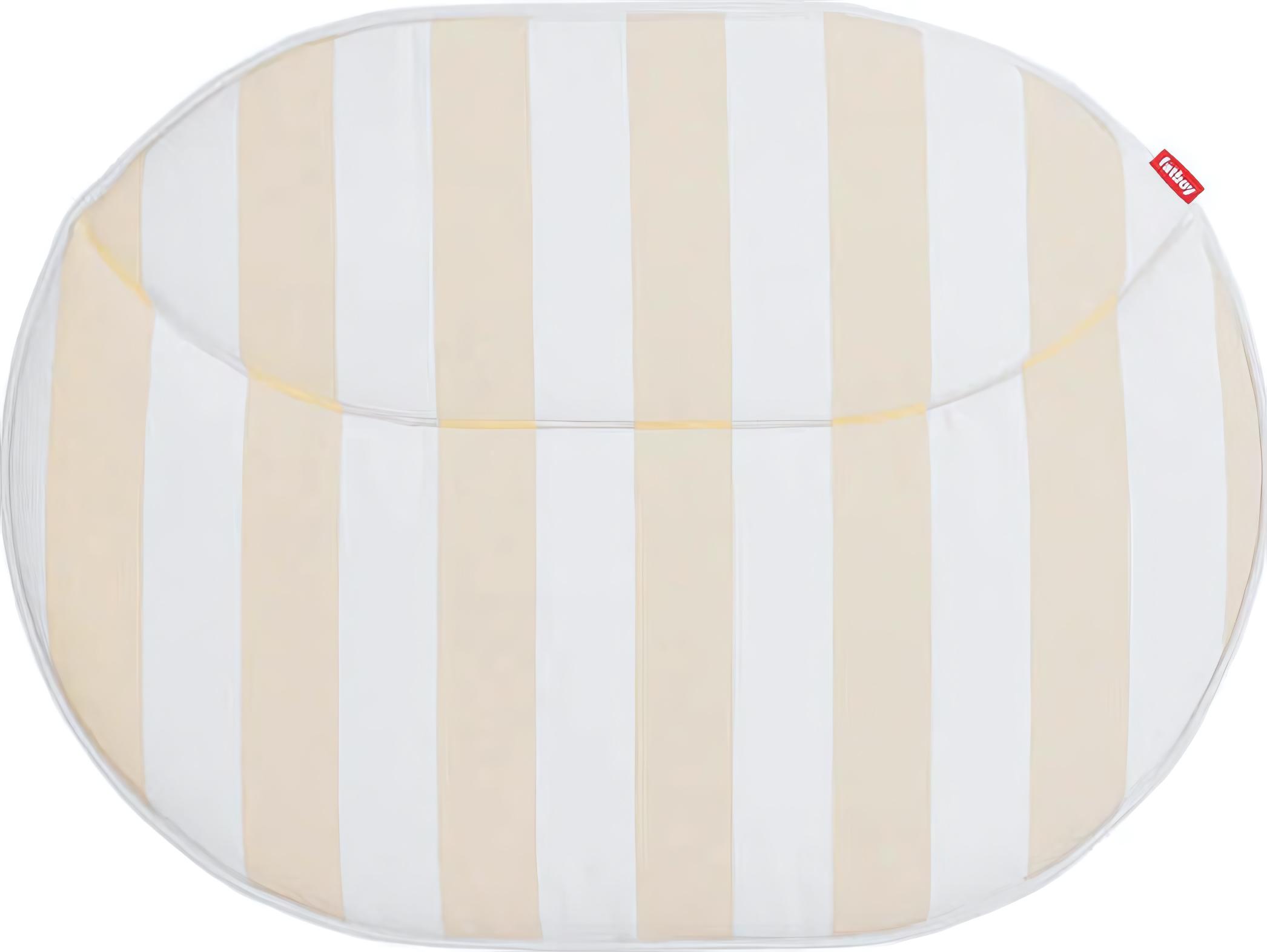Fatboy Outdoor Netorious Lounge Pillow in Stripe Sandy Beige