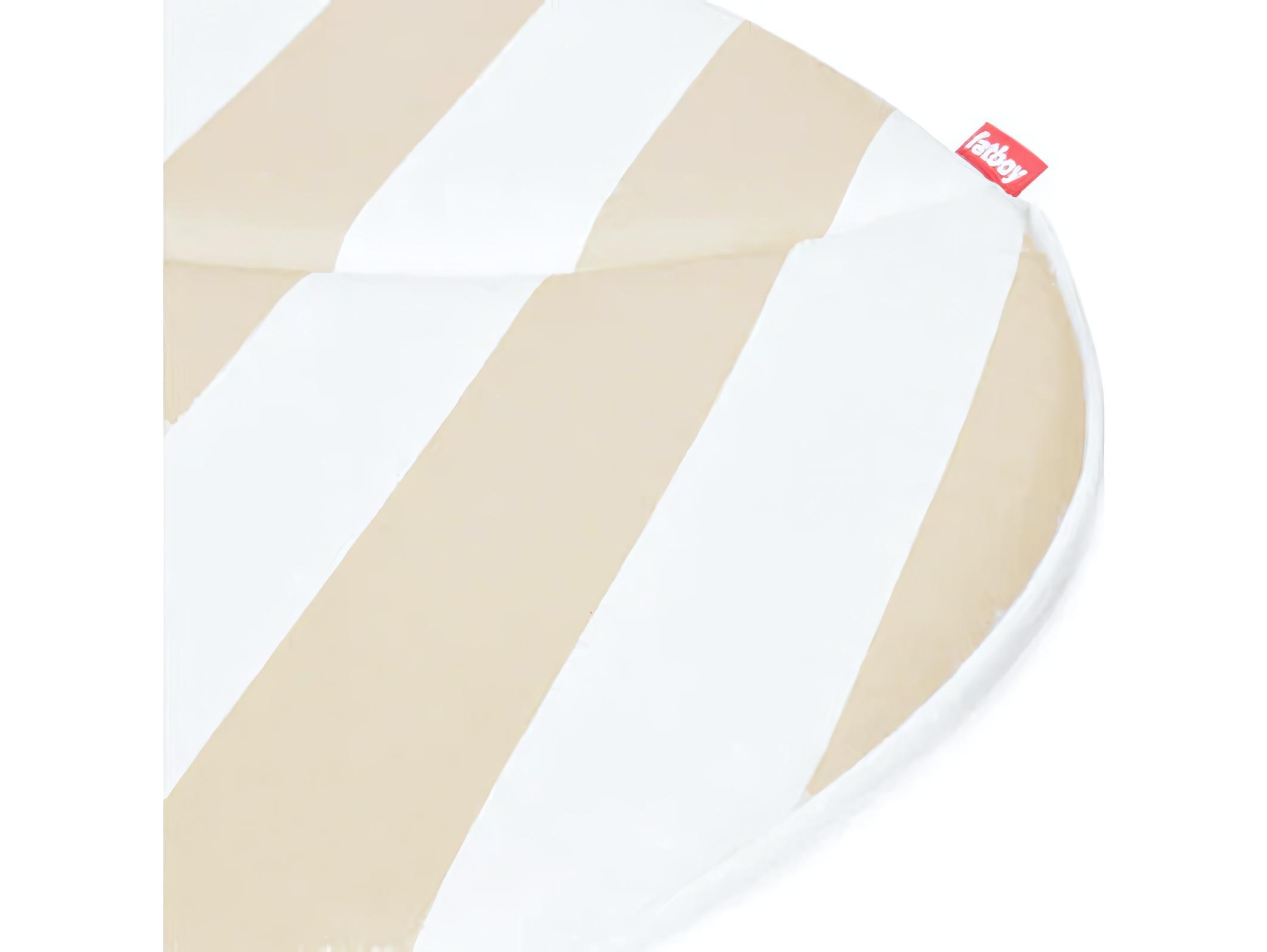 Fatboy Outdoor Netorious Lounge Pillow in Stripe Sandy Beige