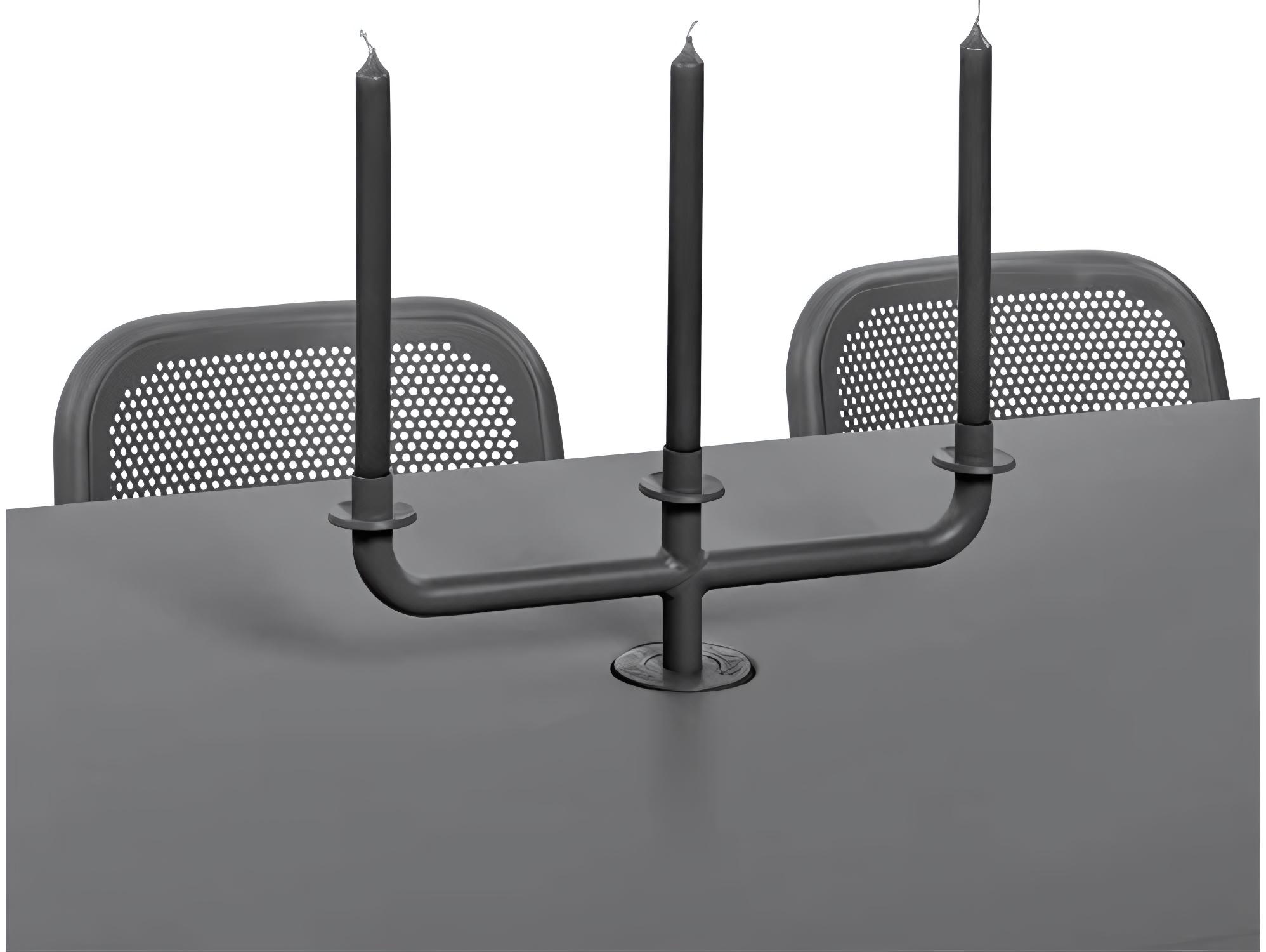 Fatboy Outdoor Toni Tablo 86.6"W x 39"D Rectangular Dining Table in Anthracite