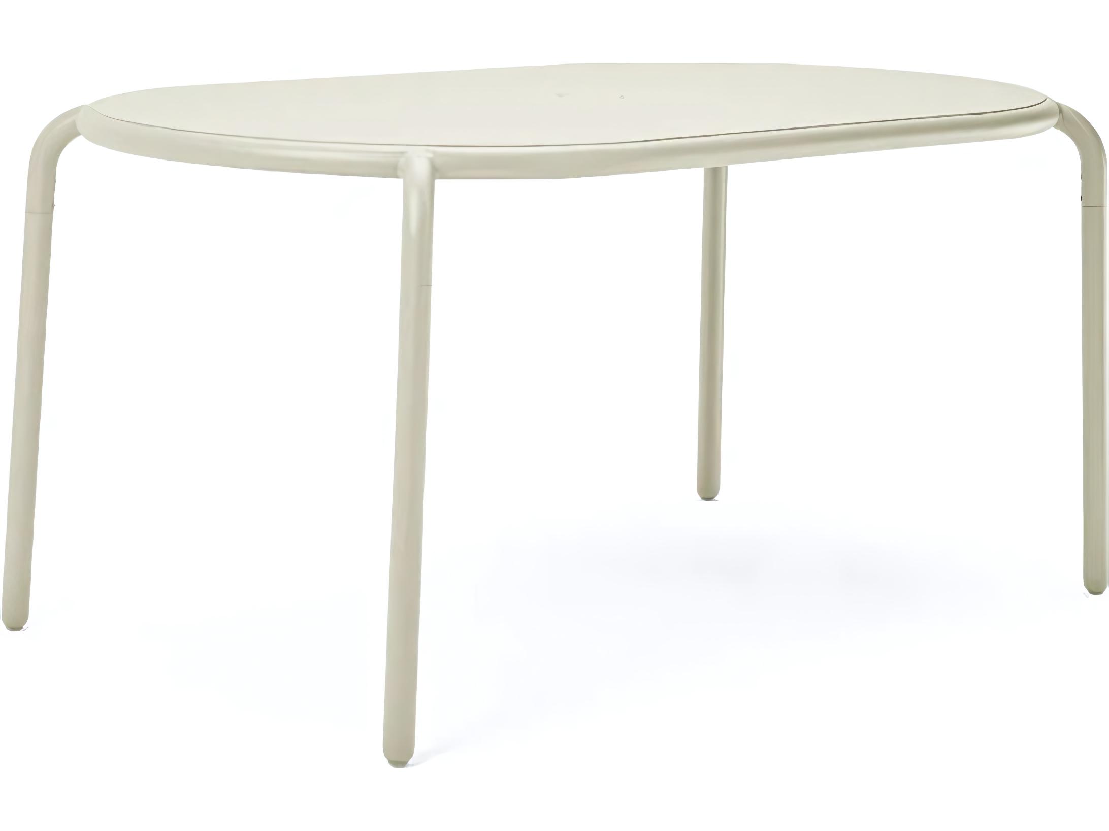 Fatboy Outdoor Toni Tavolo 63"W x 35 Oval Dining Table in Desert