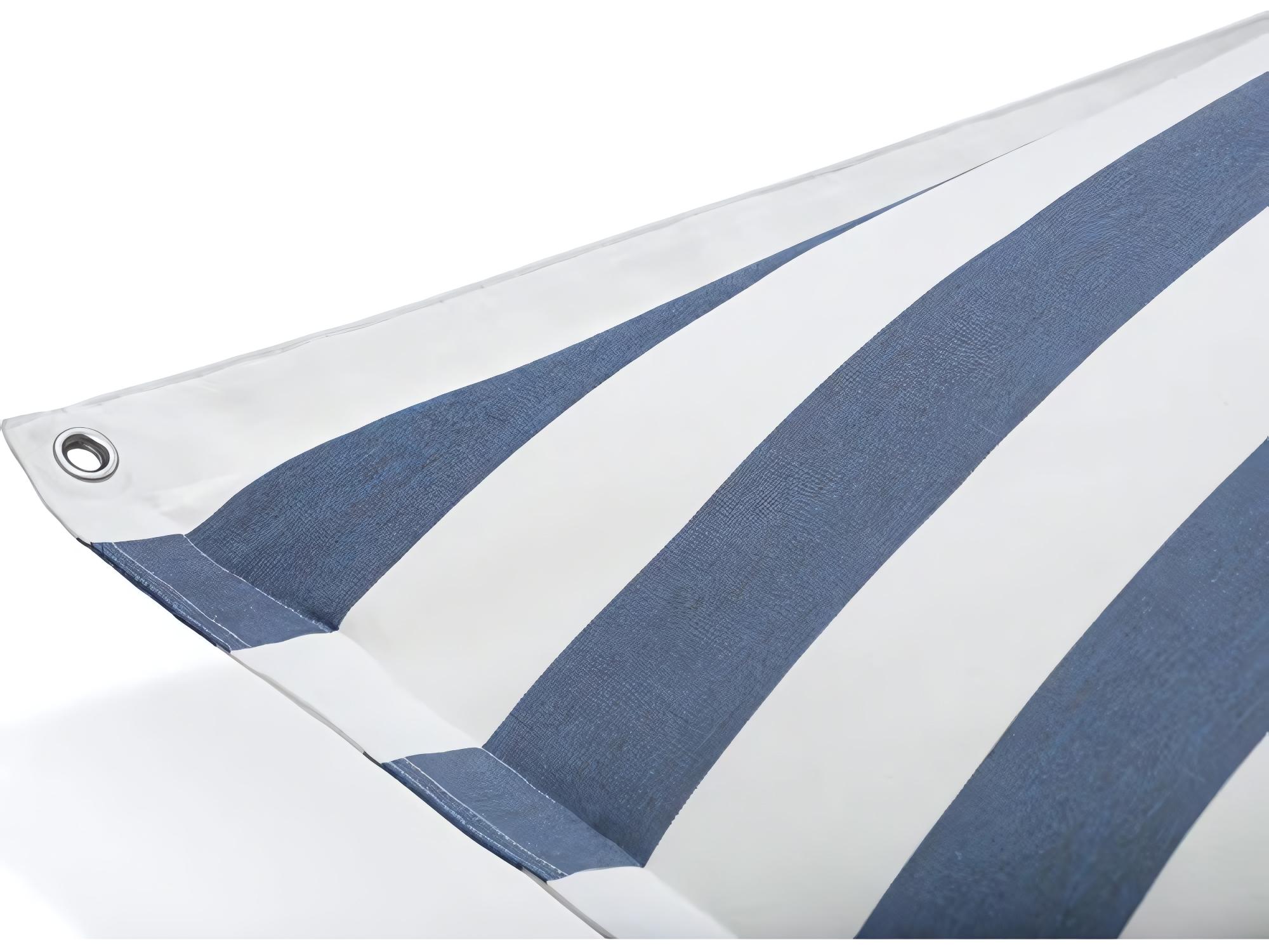 Fatboy Outdoor Original Floatzac Floating Bean Bag Lounge Chair in Stripe Ocean Blue