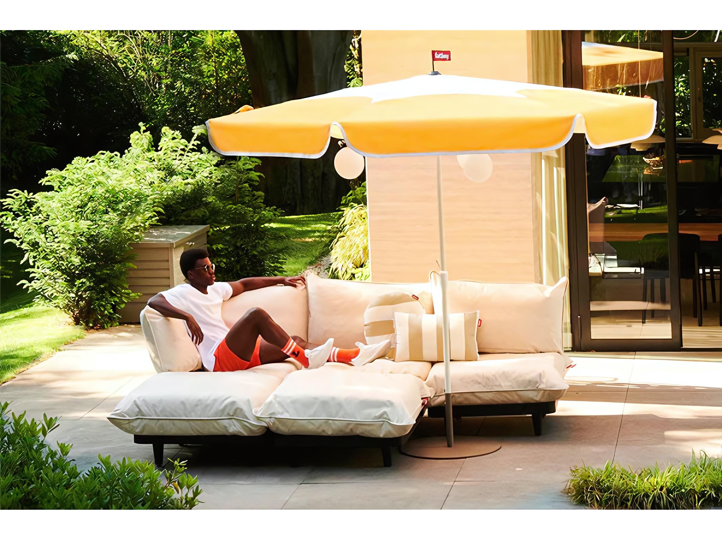 Fatboy Outdoor Paletti Corner Lounge Chair in Mist