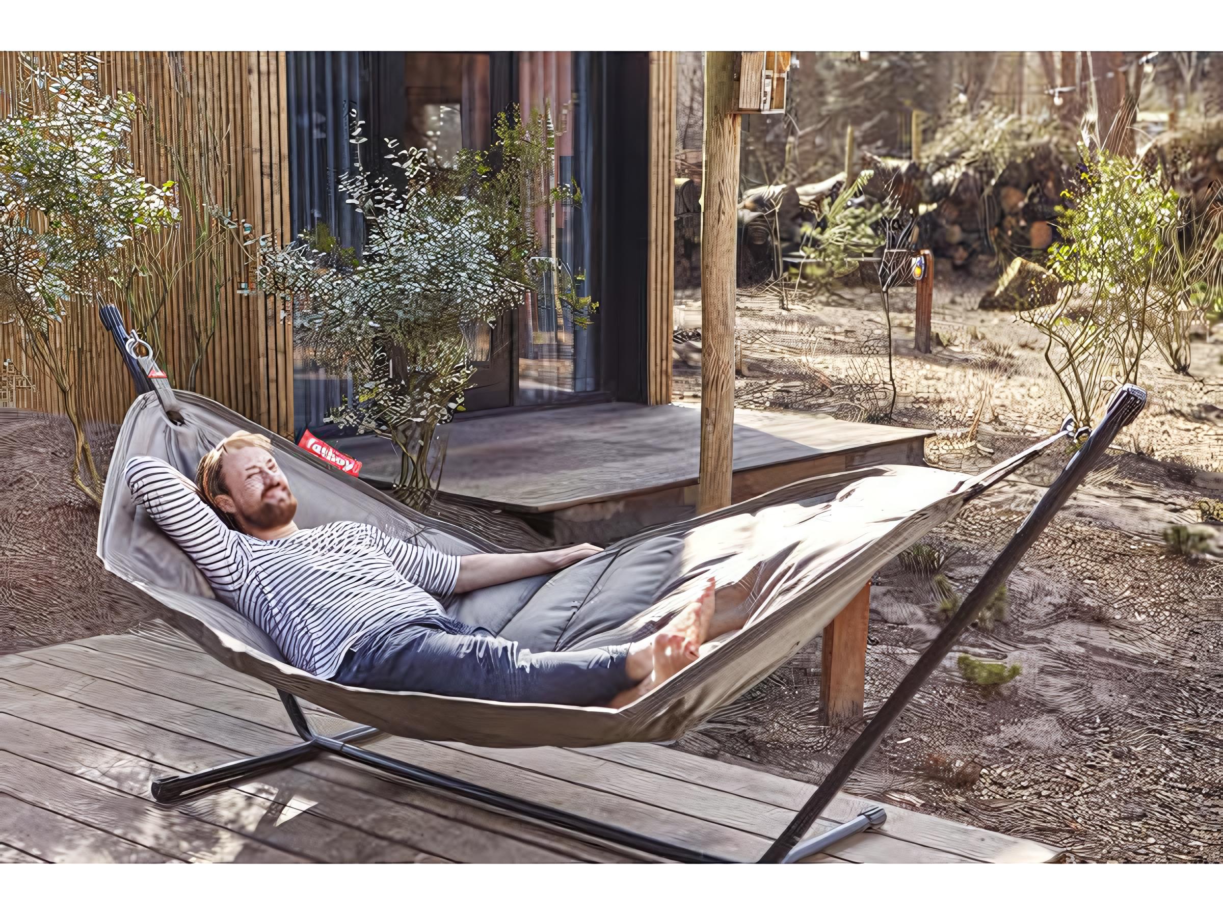 Fatboy Outdoor Headdemock Superb Hammock in Grey Taupe