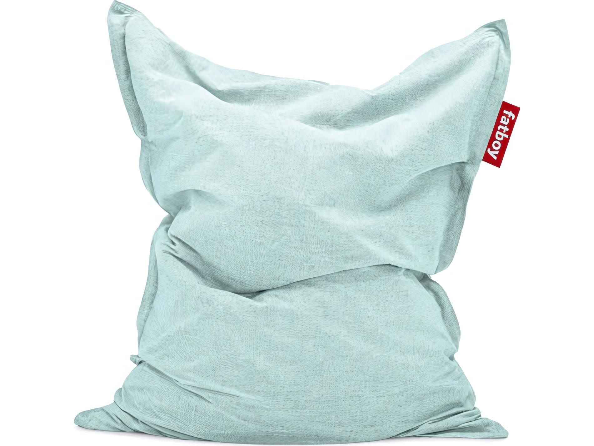 Fatboy Outdoor Original Bean Bag Chair Rock 'n Roll Rocker Bundle in Seafoam