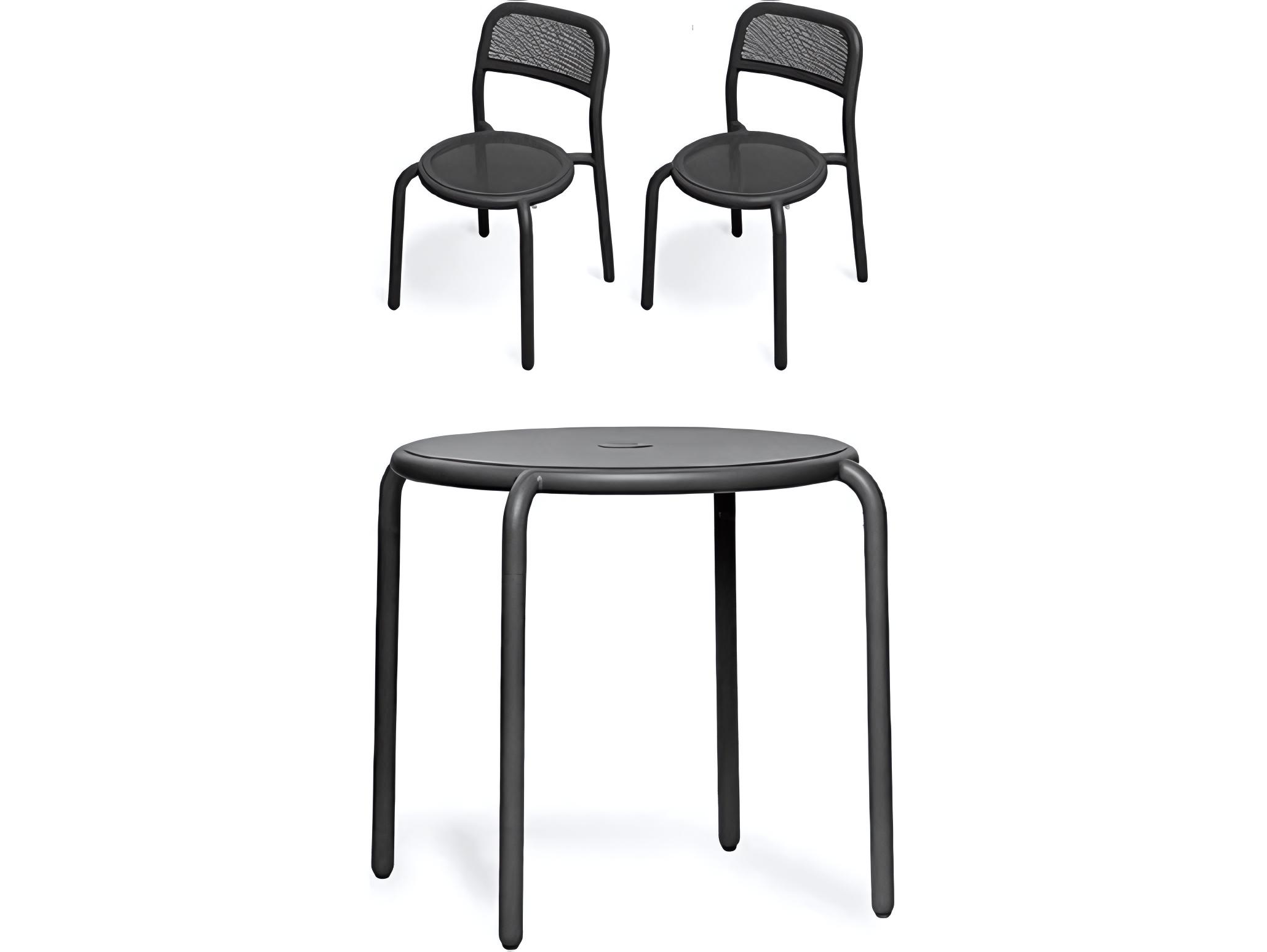 Fatboy Outdoor Toni Bistro Set in Anthracite