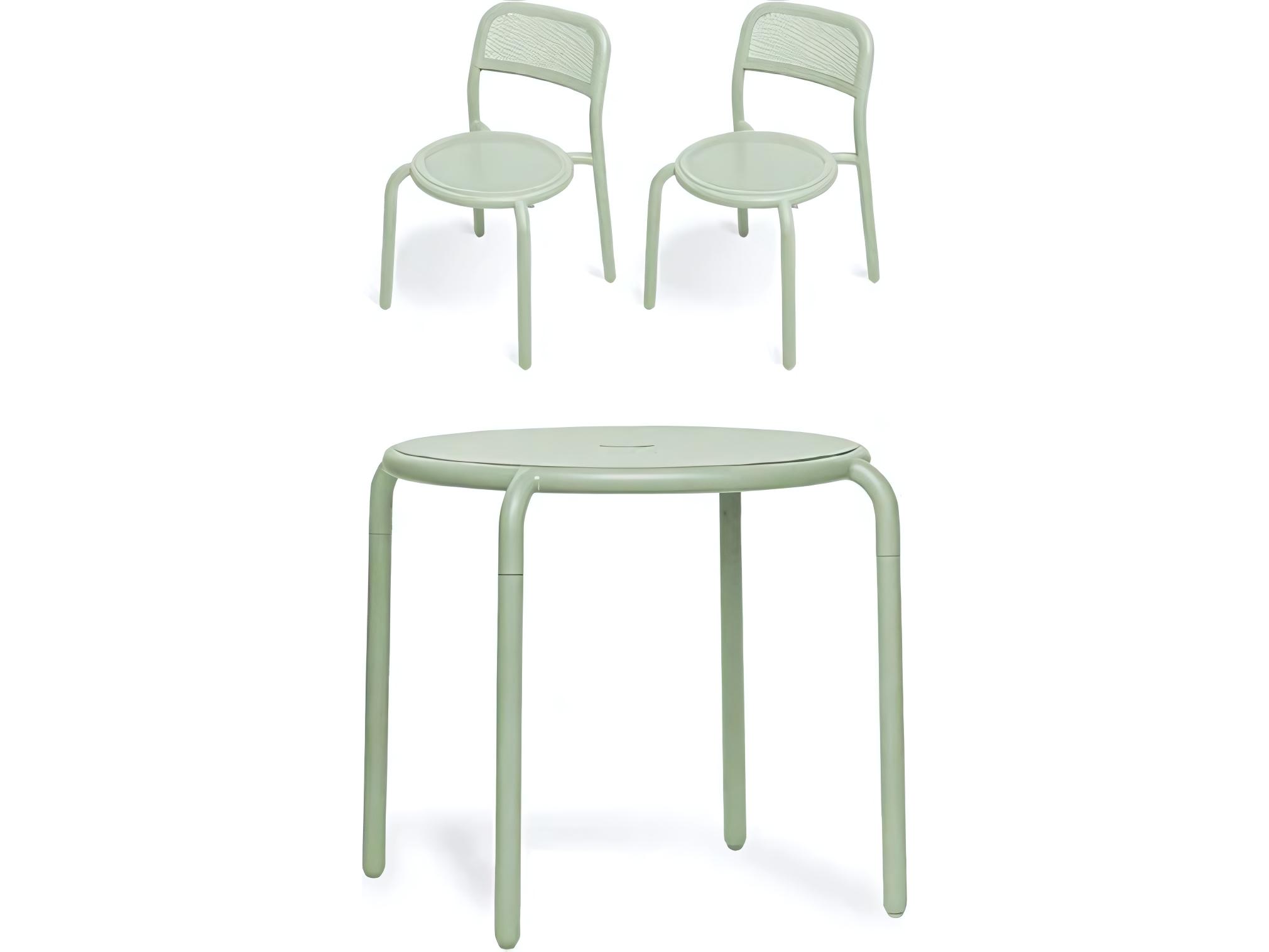 Fatboy Outdoor Toni Bistro Set in Mist Green