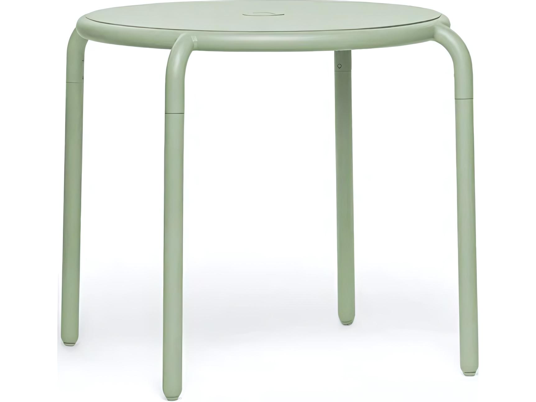 Fatboy Outdoor Toni Bistro Set with Armchairs in Mist Green