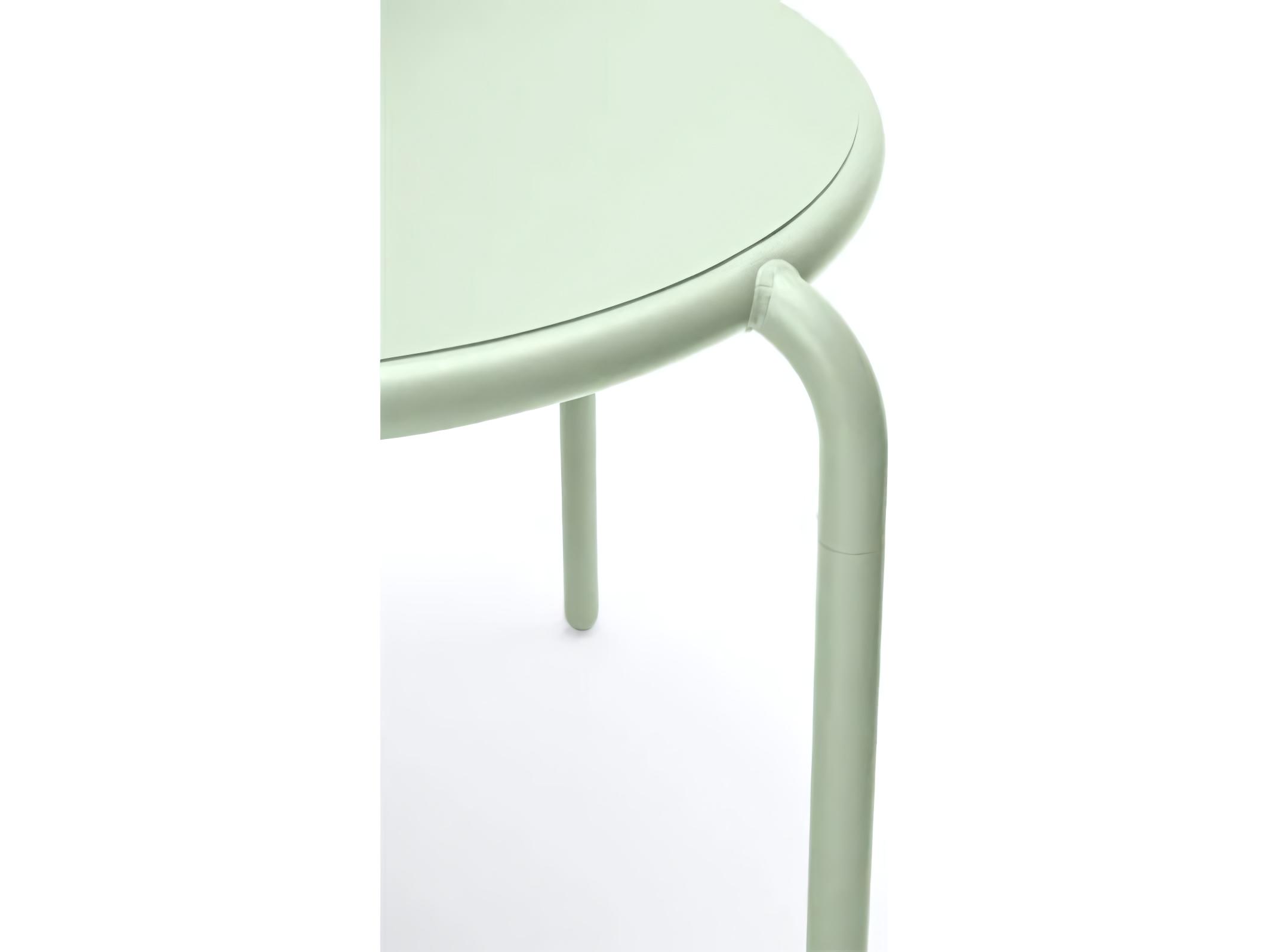 Fatboy Outdoor Toni Tablo Dining Set with Side Chairs in Mist Green