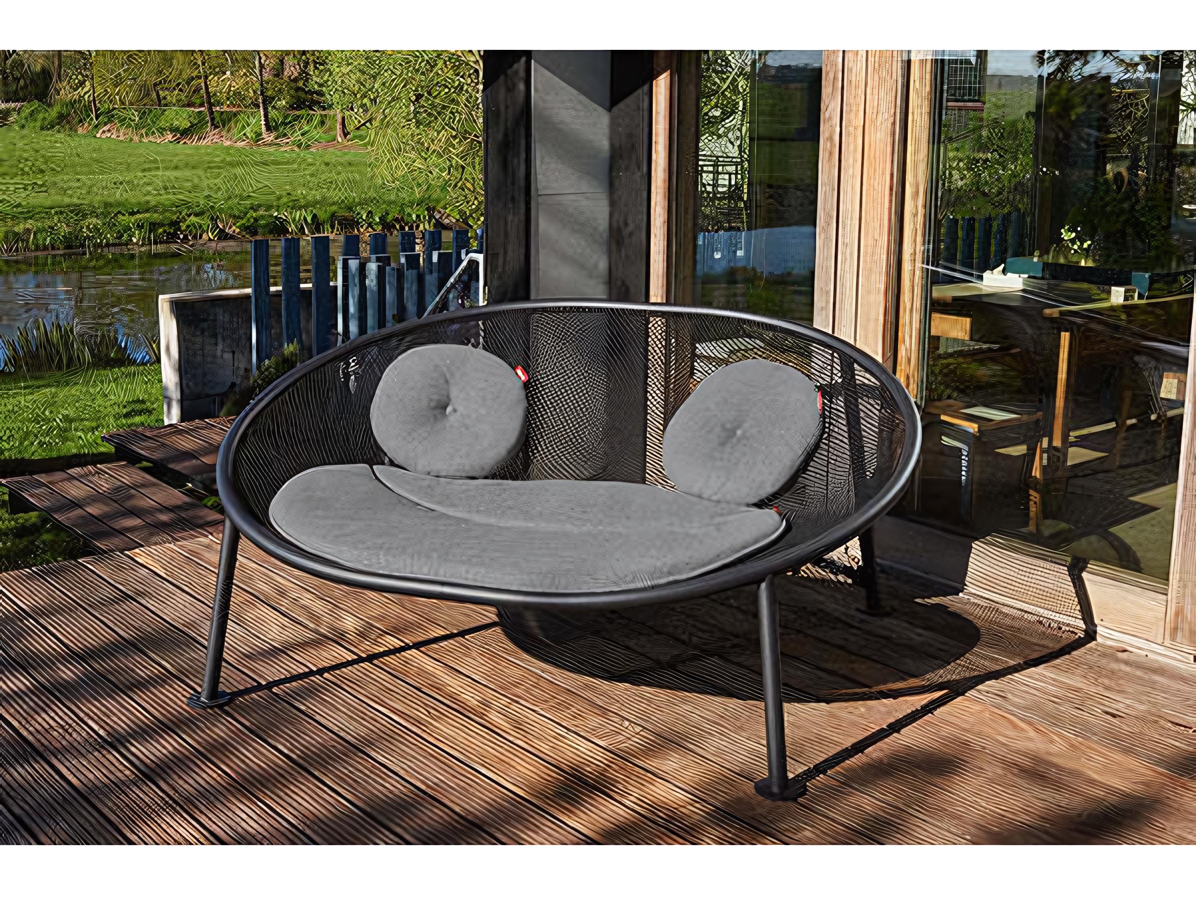 Fatboy Outdoor Netorious Lounge Pillow in Rock Grey