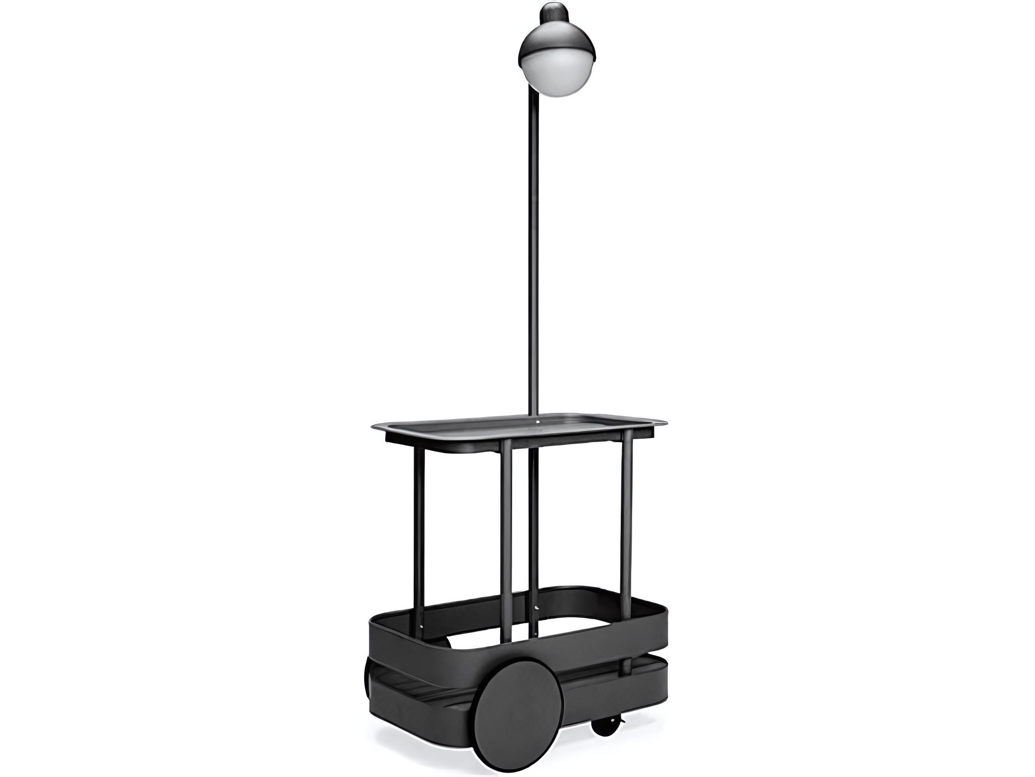 Fatboy Outdoor Jolly Trolley Lighted Bar Cart in Anthracite