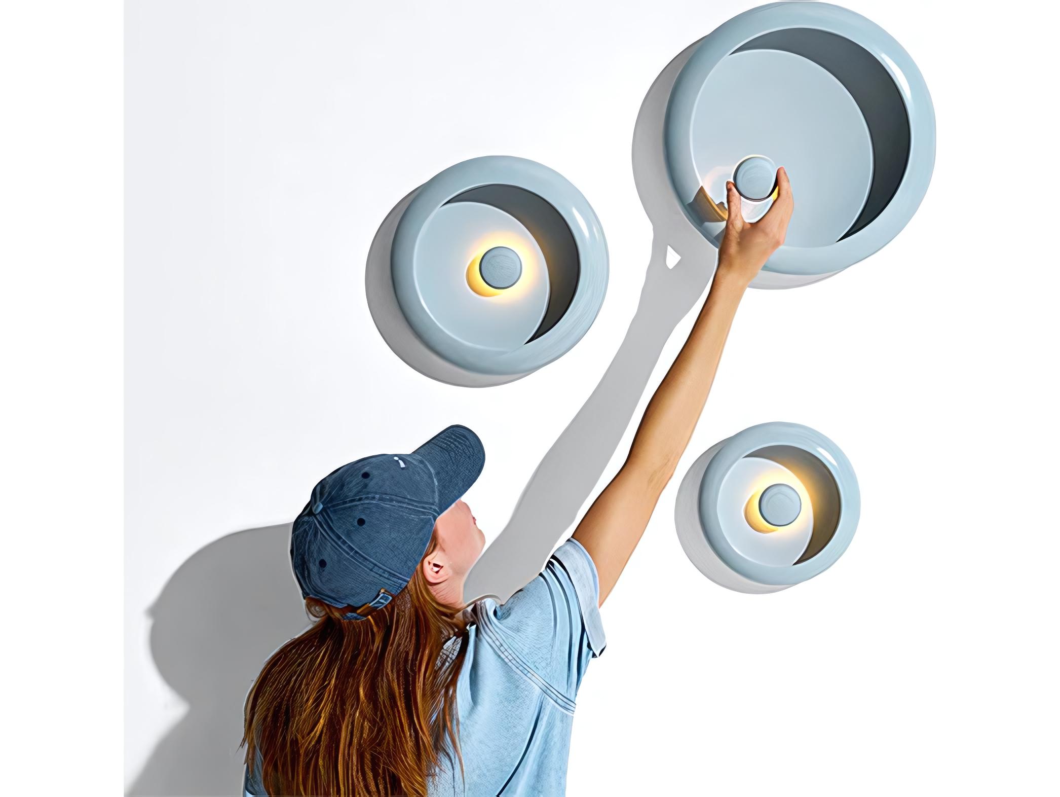 Fatboy Outdoor Oloha Trio Wireless Hanging Lamp Bowl Set in Jet Blue