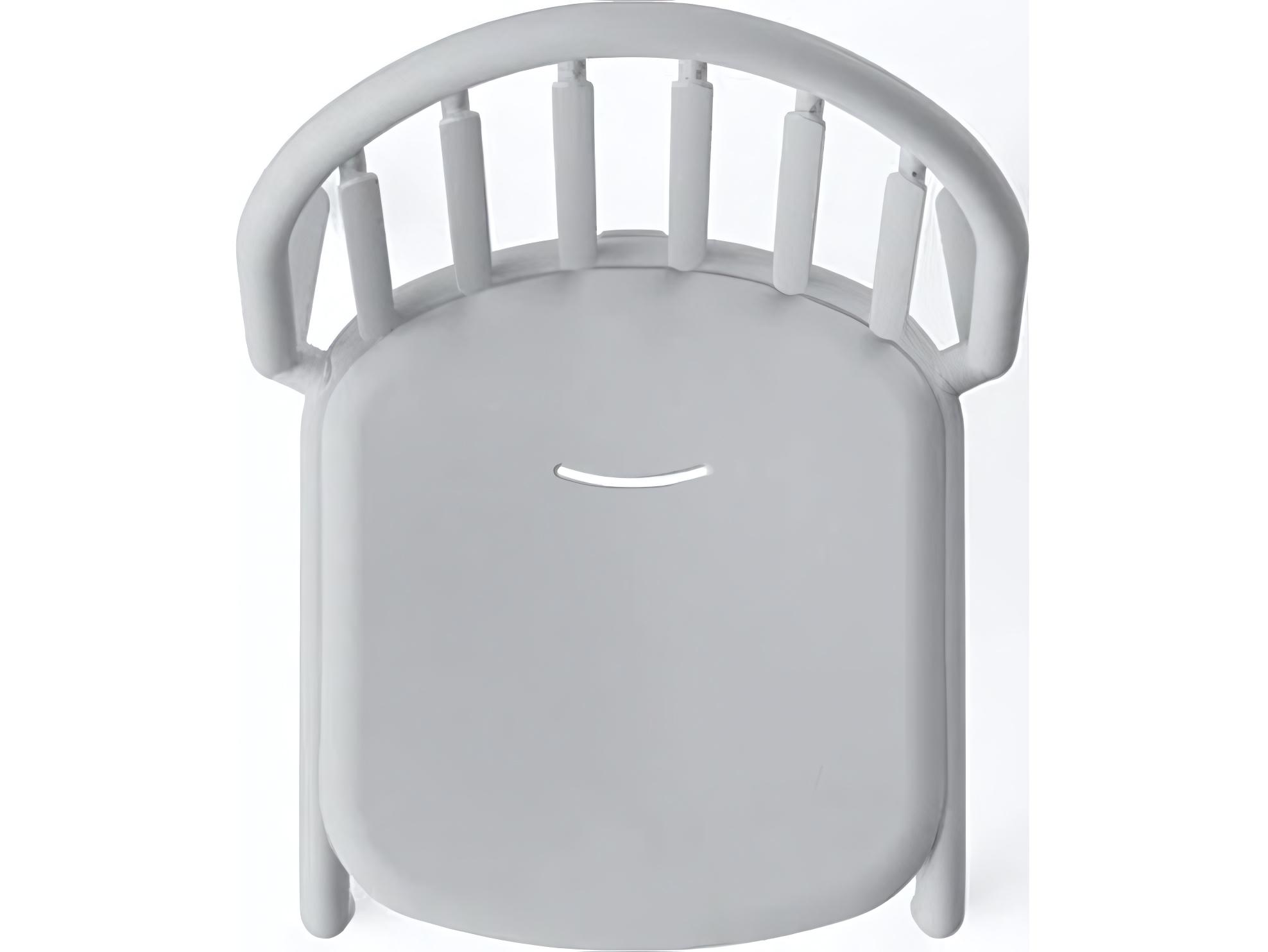 Fatboy Outdoor Fred's Stackable Side Chair in Light Grey