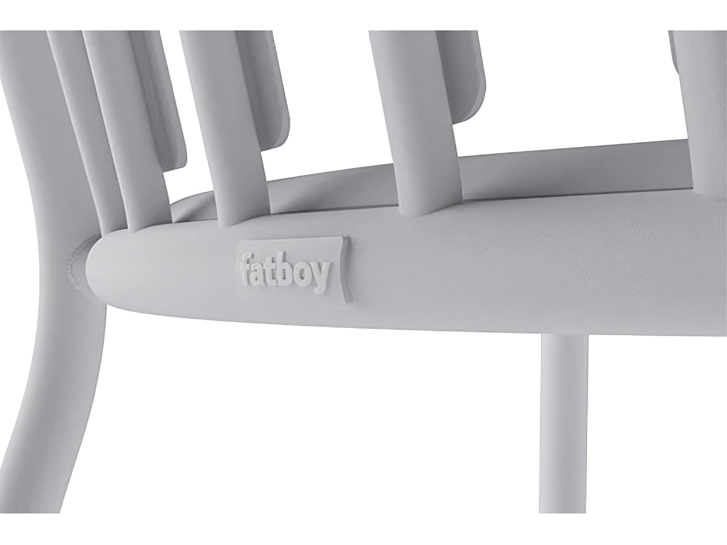 Fatboy Outdoor Fred's Stackable Side Chair in Light Grey