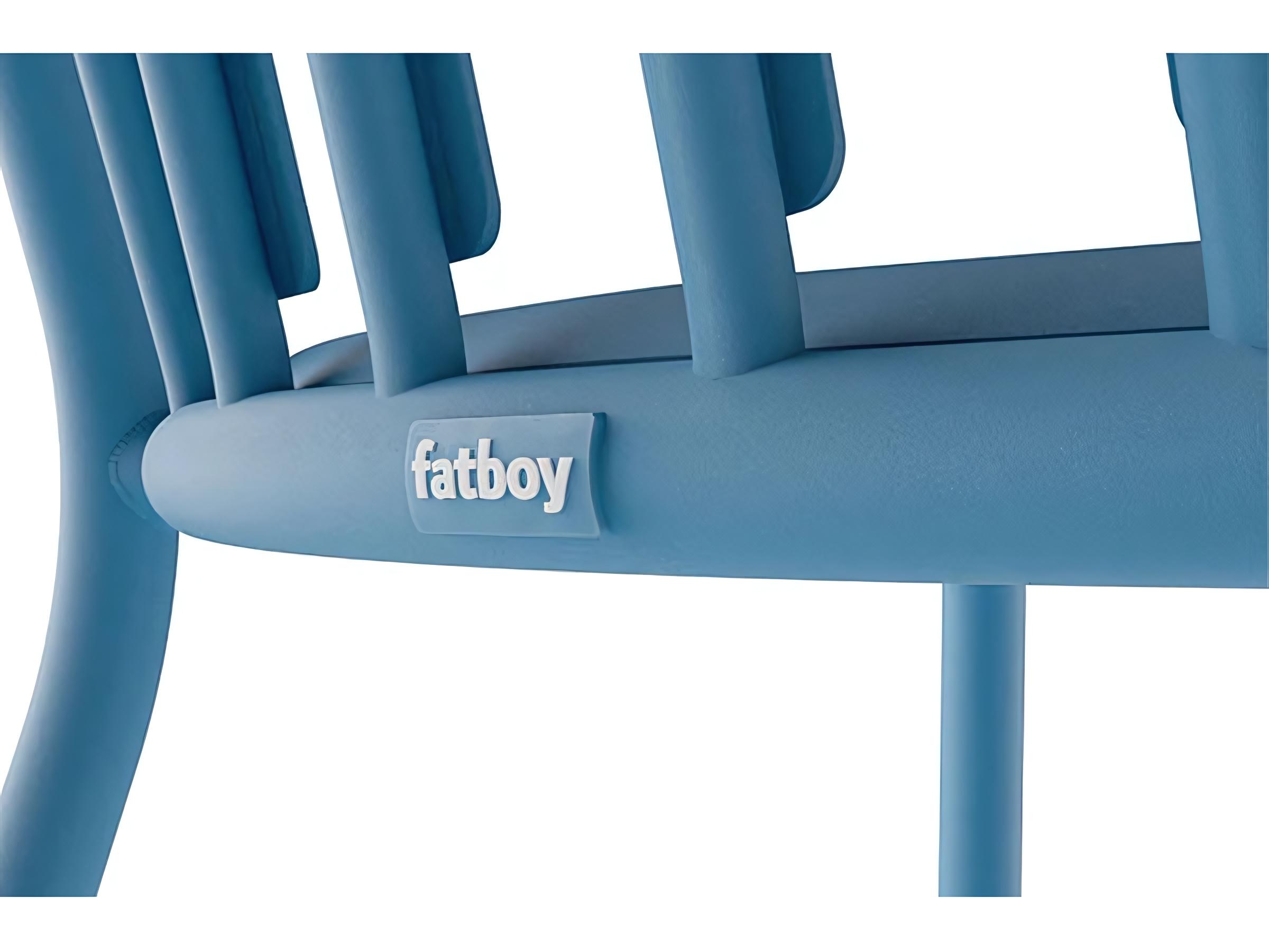 Fatboy Outdoor Fred's Stackable Side Chair in Wave Blue
