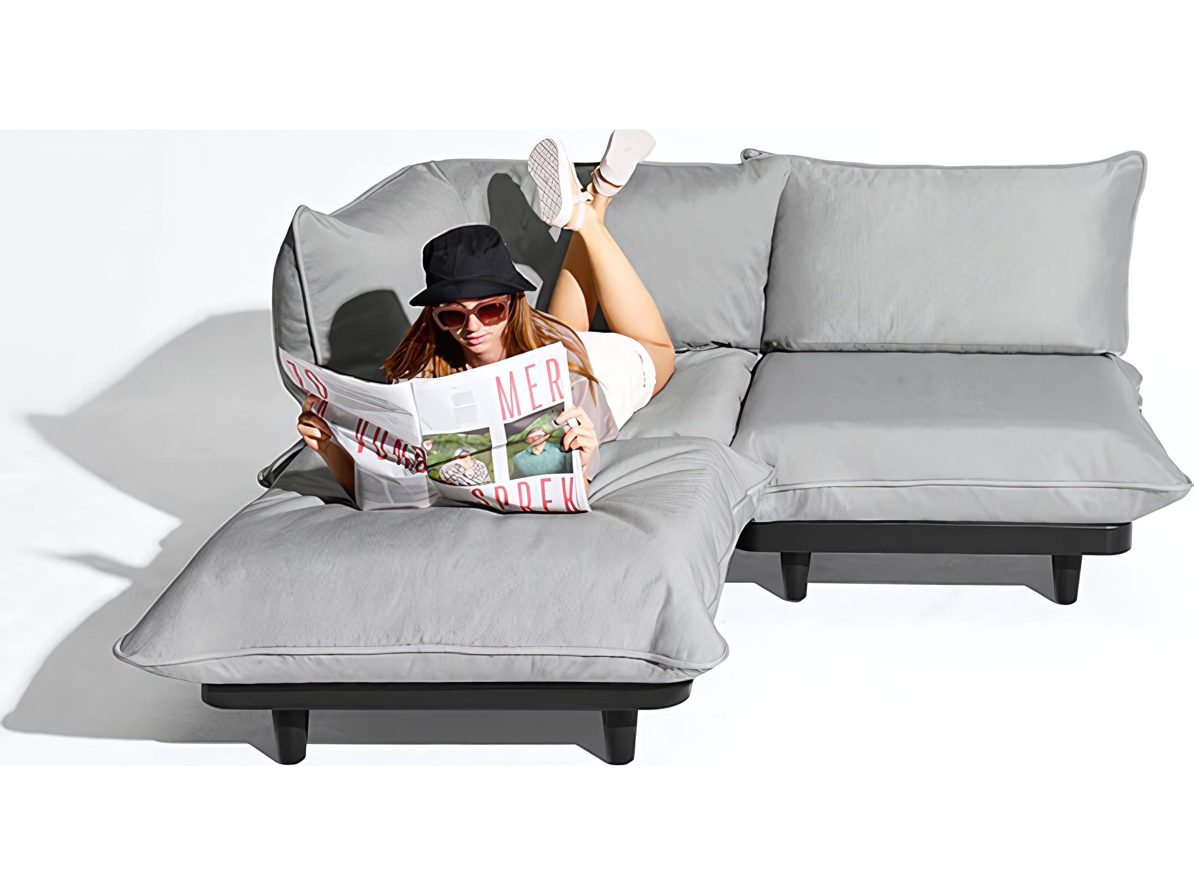 Fatboy Outdoor Paletti Corner Lounge Chair in Wolf Grey