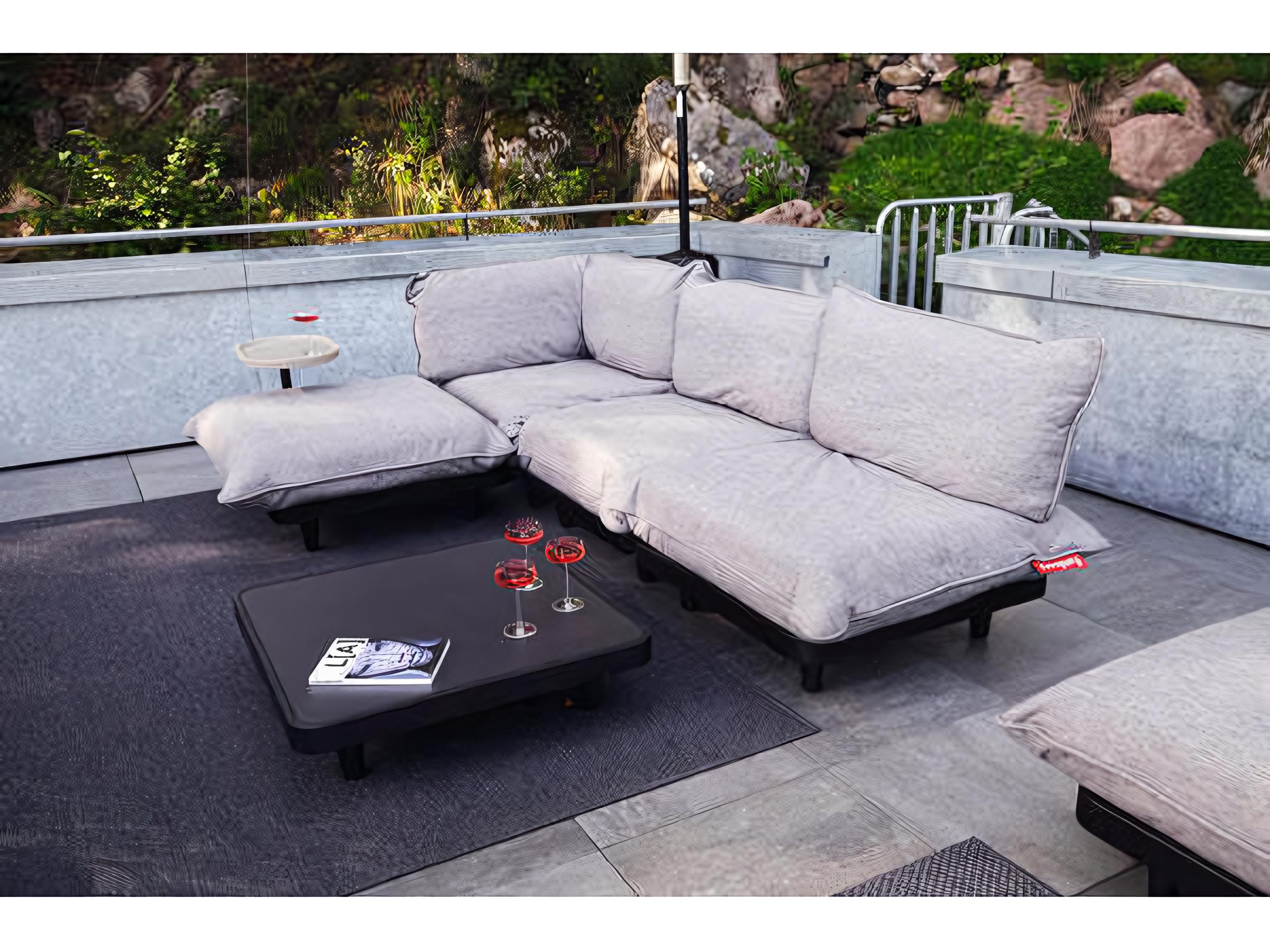 Fatboy Outdoor Large Royal Lounge Set in Wolf Grey