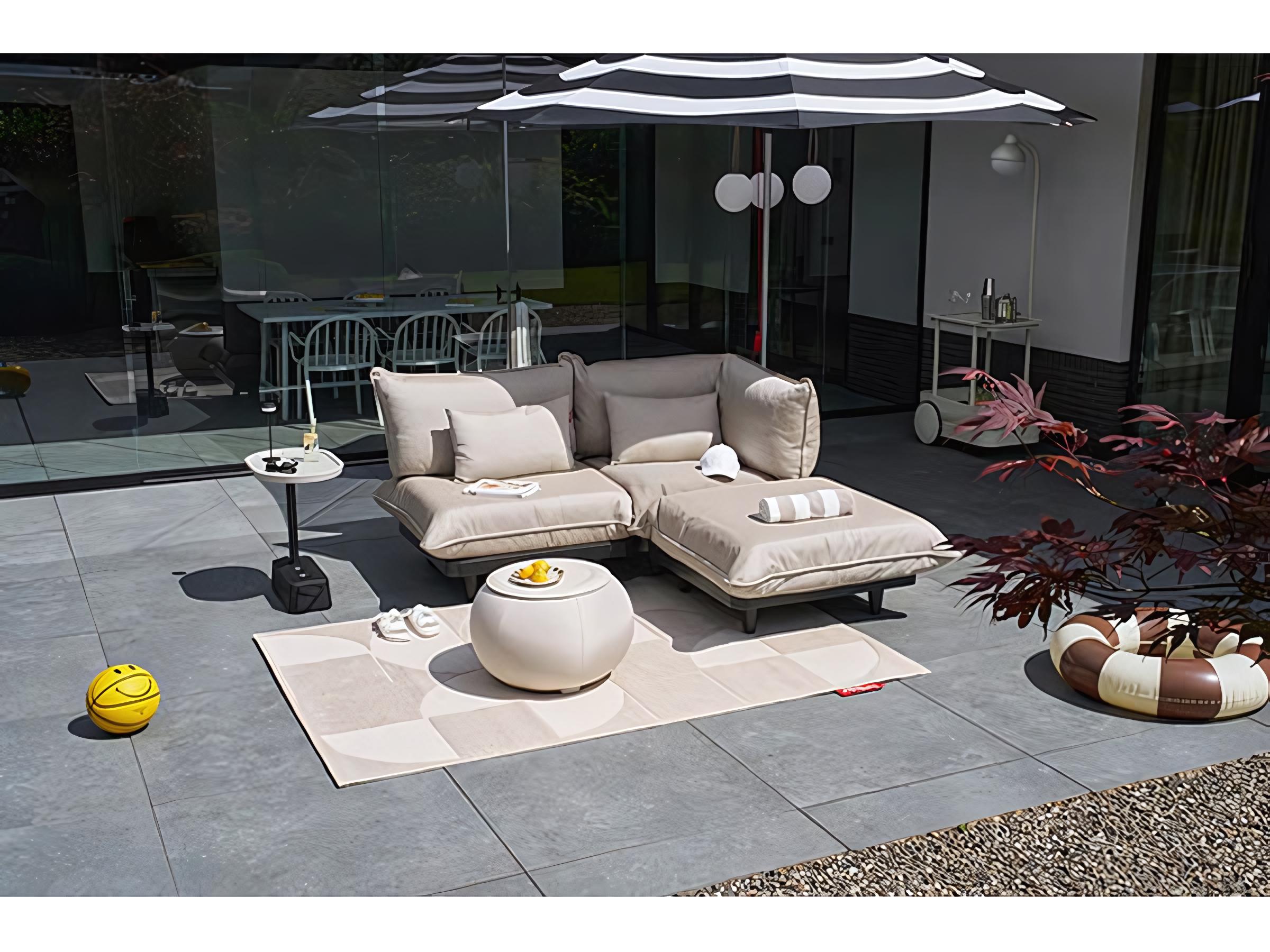 Fatboy Outdoor Paletti Medium Royal Lounge Set in Brulee