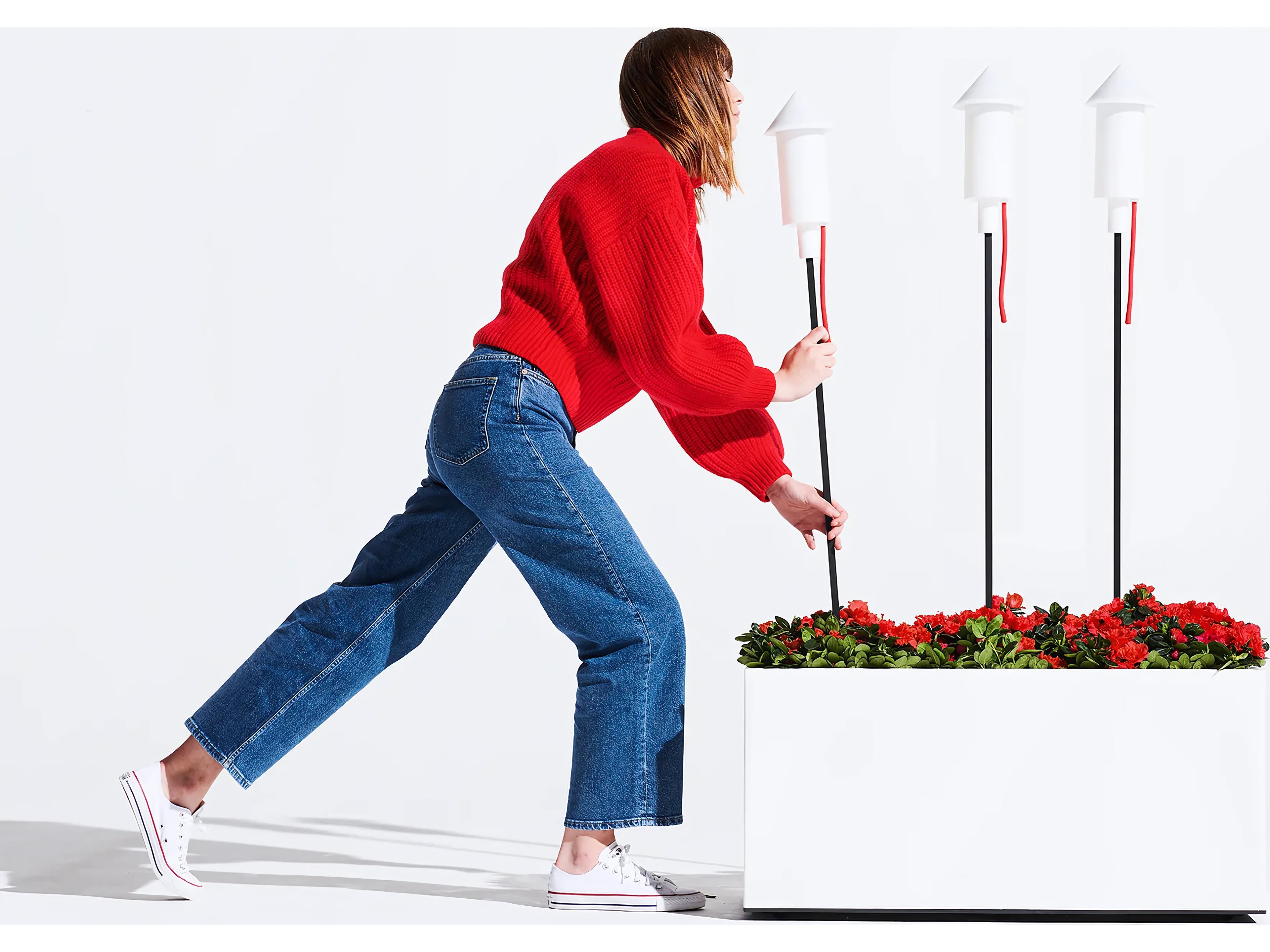 Fatboy Outdoor Pret a Racket Wireless Solar Lights (Set of 3) in White