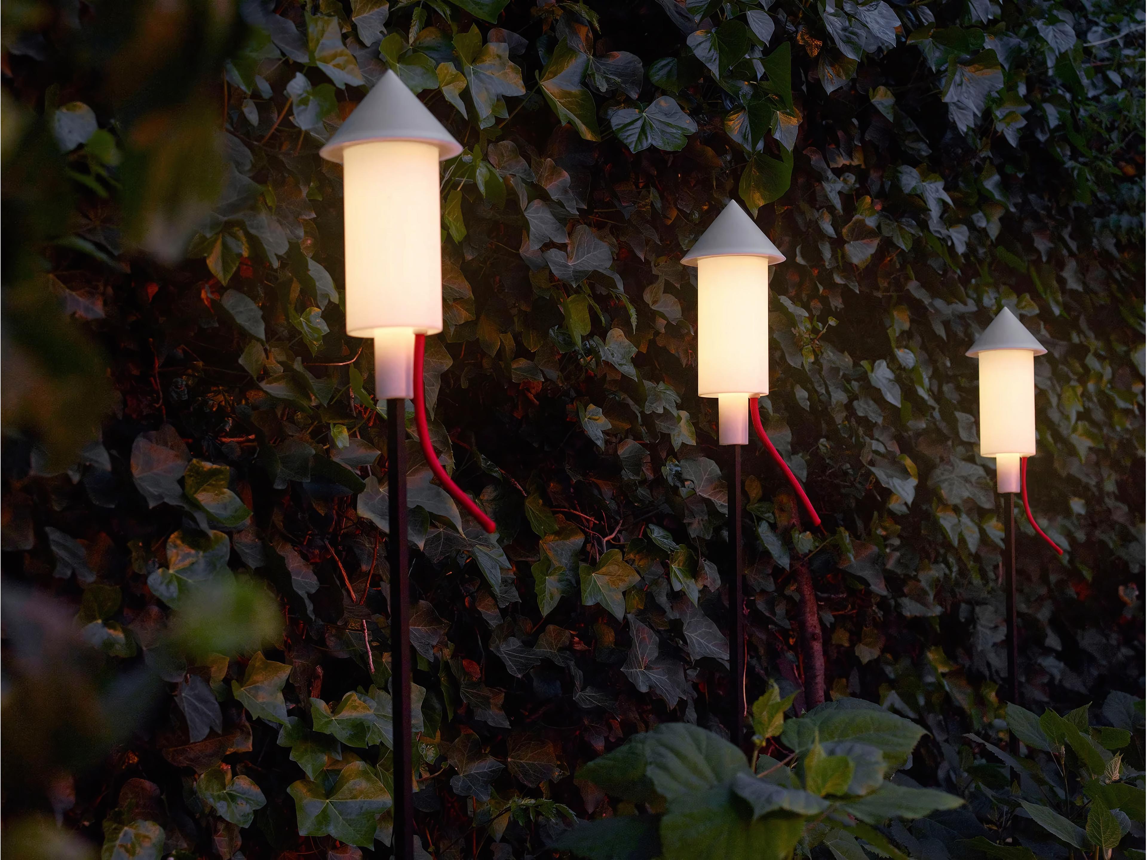 Fatboy Outdoor Pret a Racket Wireless Solar Lights (Set of 3) in White