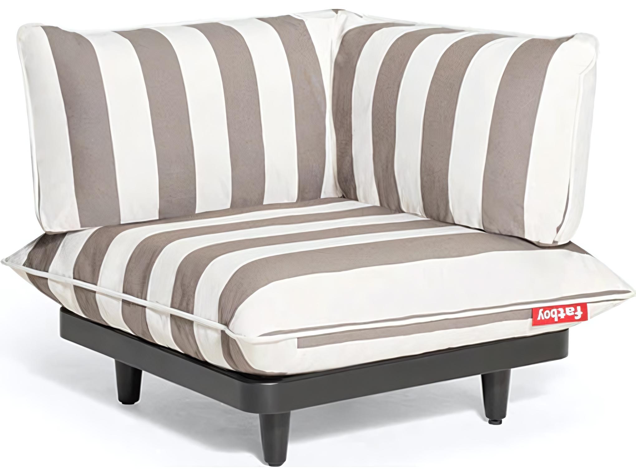 Fatboy Outdoor Paletti Corner Lounge Chair in Stripe Cacao