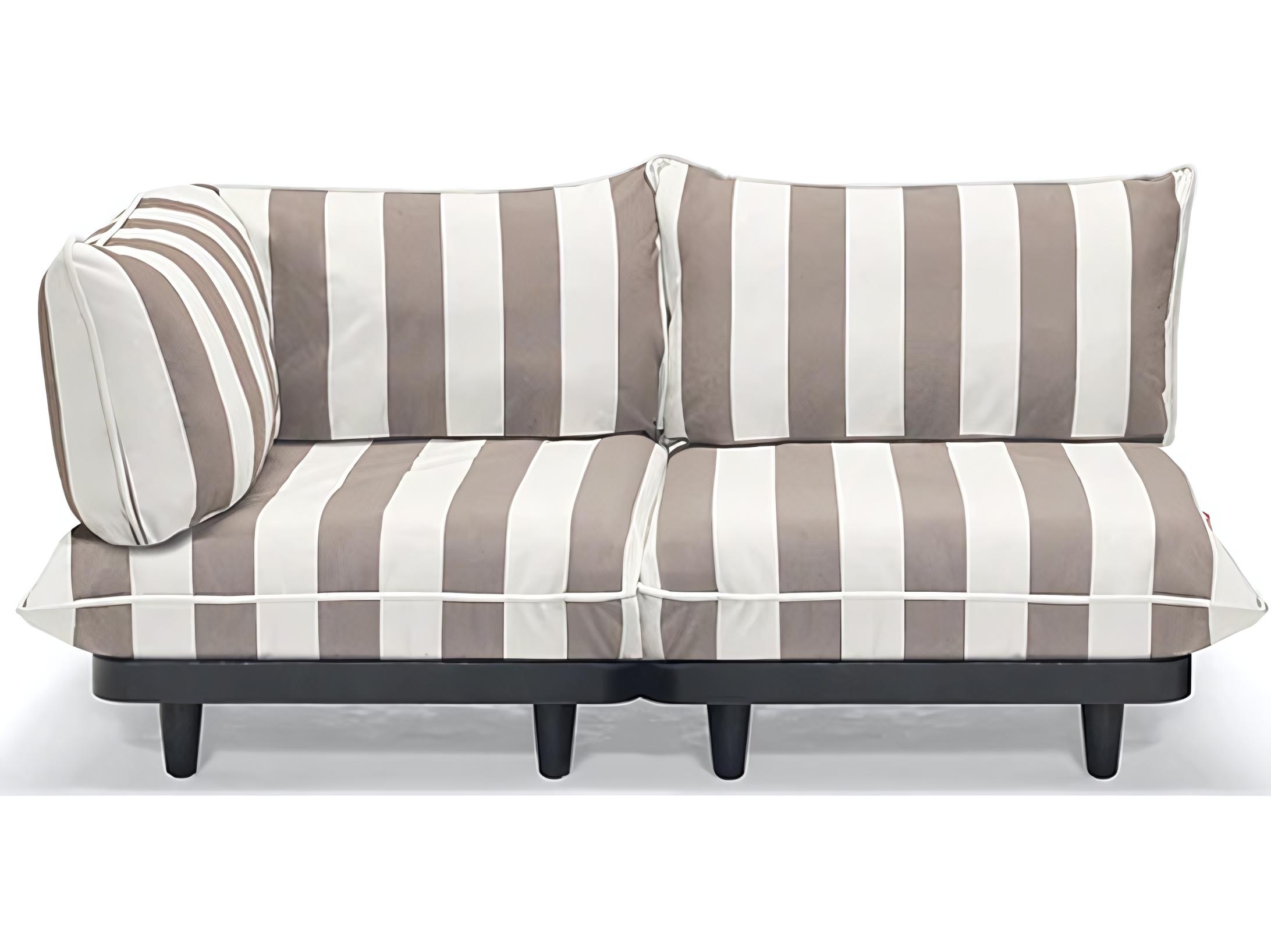 Fatboy Outdoor Paletti Small Royal Lounge Set in Stripe Cacao