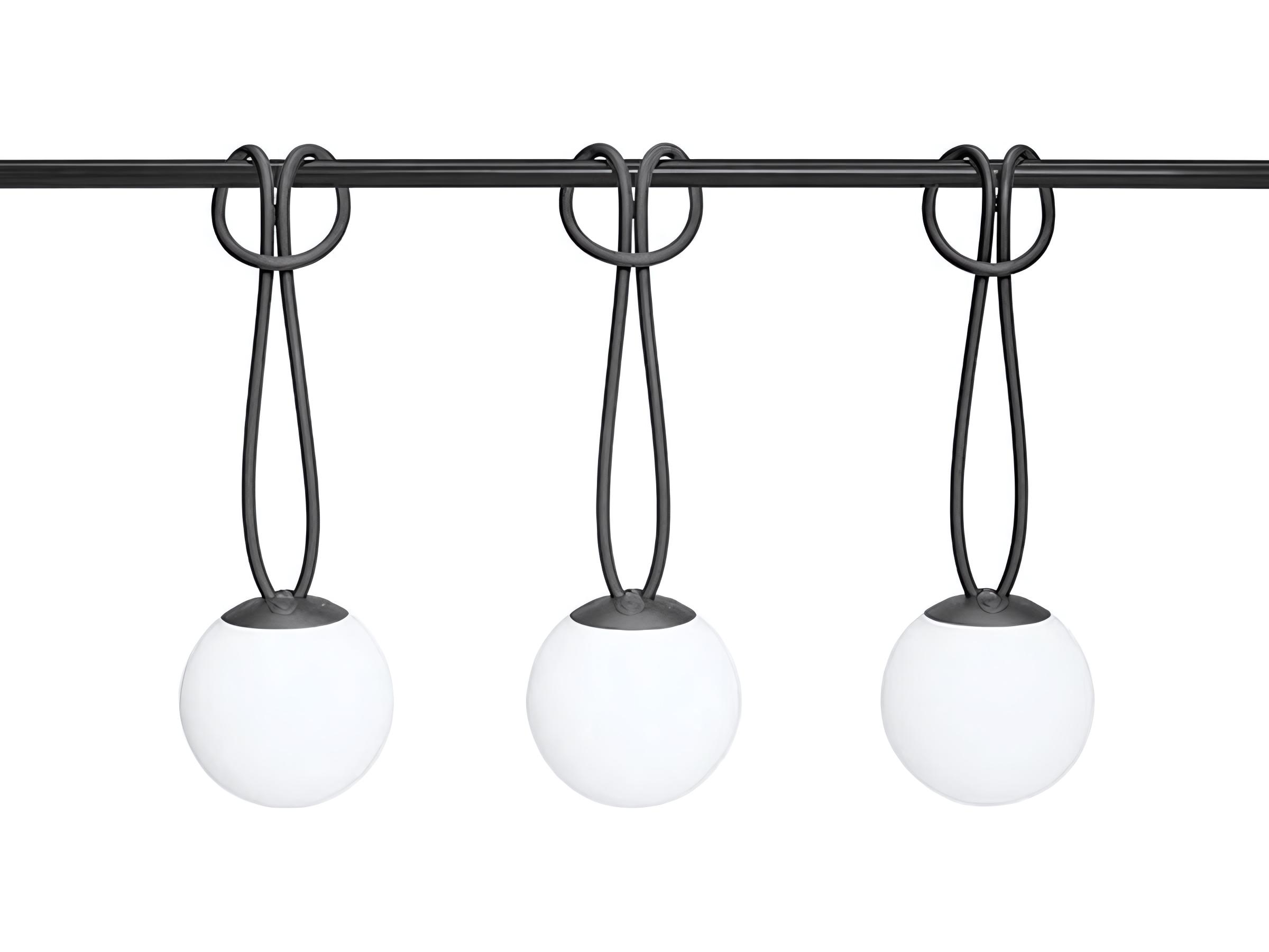 Fatboy Outdoor Bolleke Mini Hanging Lamp (Set of 3) in Anthracite