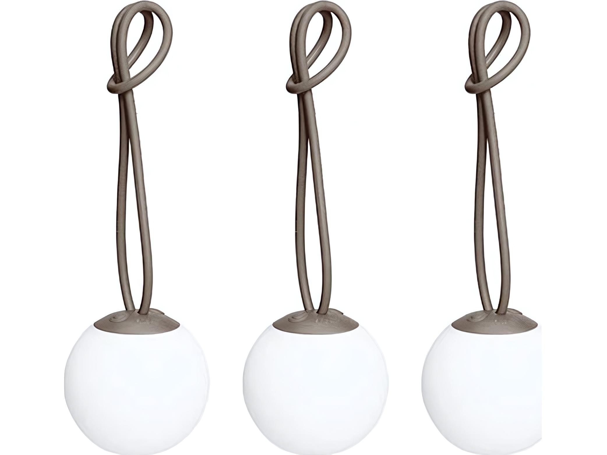 Fatboy Outdoor Bolleke Mini Hanging Lamp (Set of 3) in Taupe