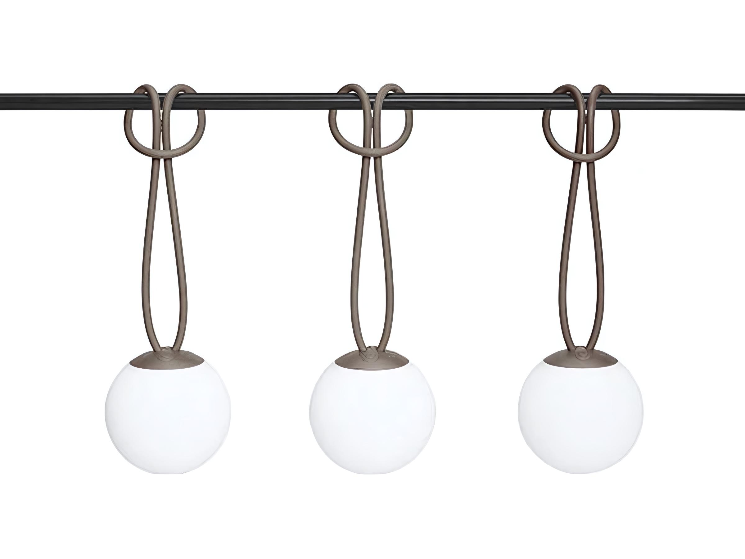Fatboy Outdoor Bolleke Mini Hanging Lamp (Set of 3) in Taupe