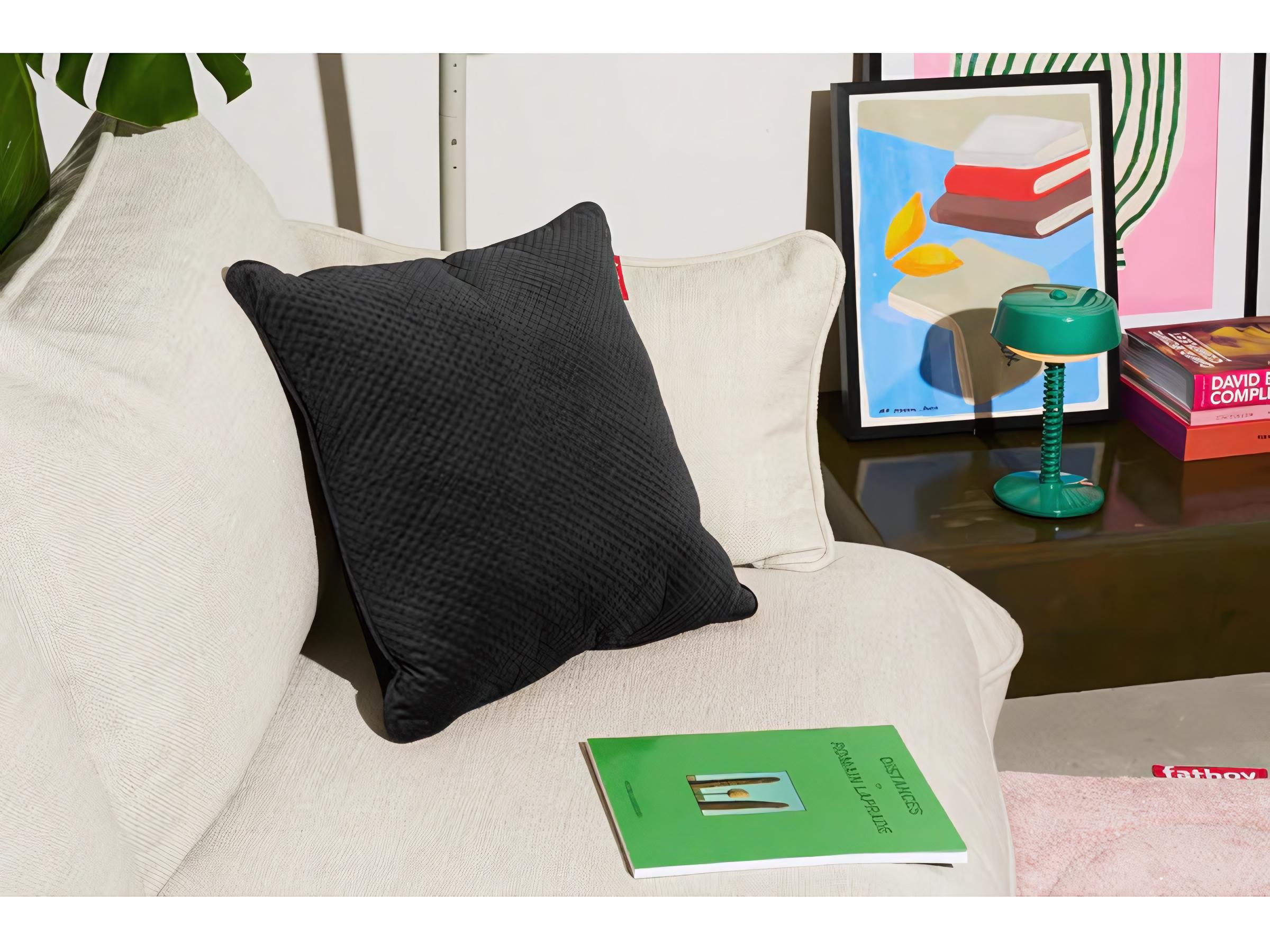 Fatboy Recycled Royal Velvet Accent Pillow in Cave