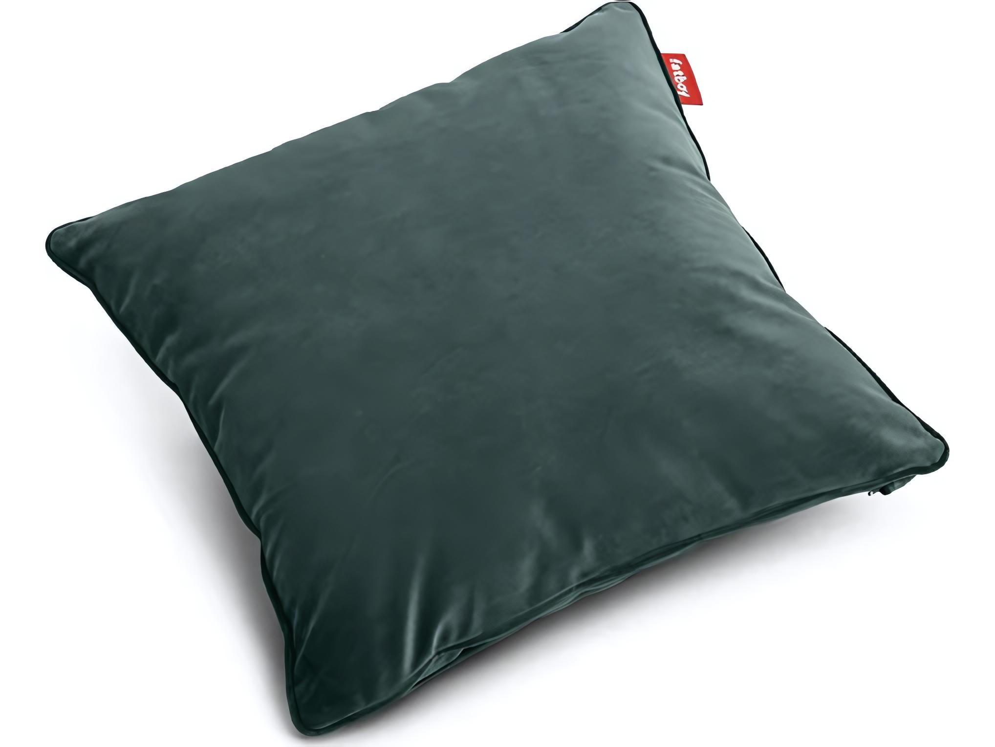 Fatboy Square Recycled Velvet Accent Pillow in Petrol