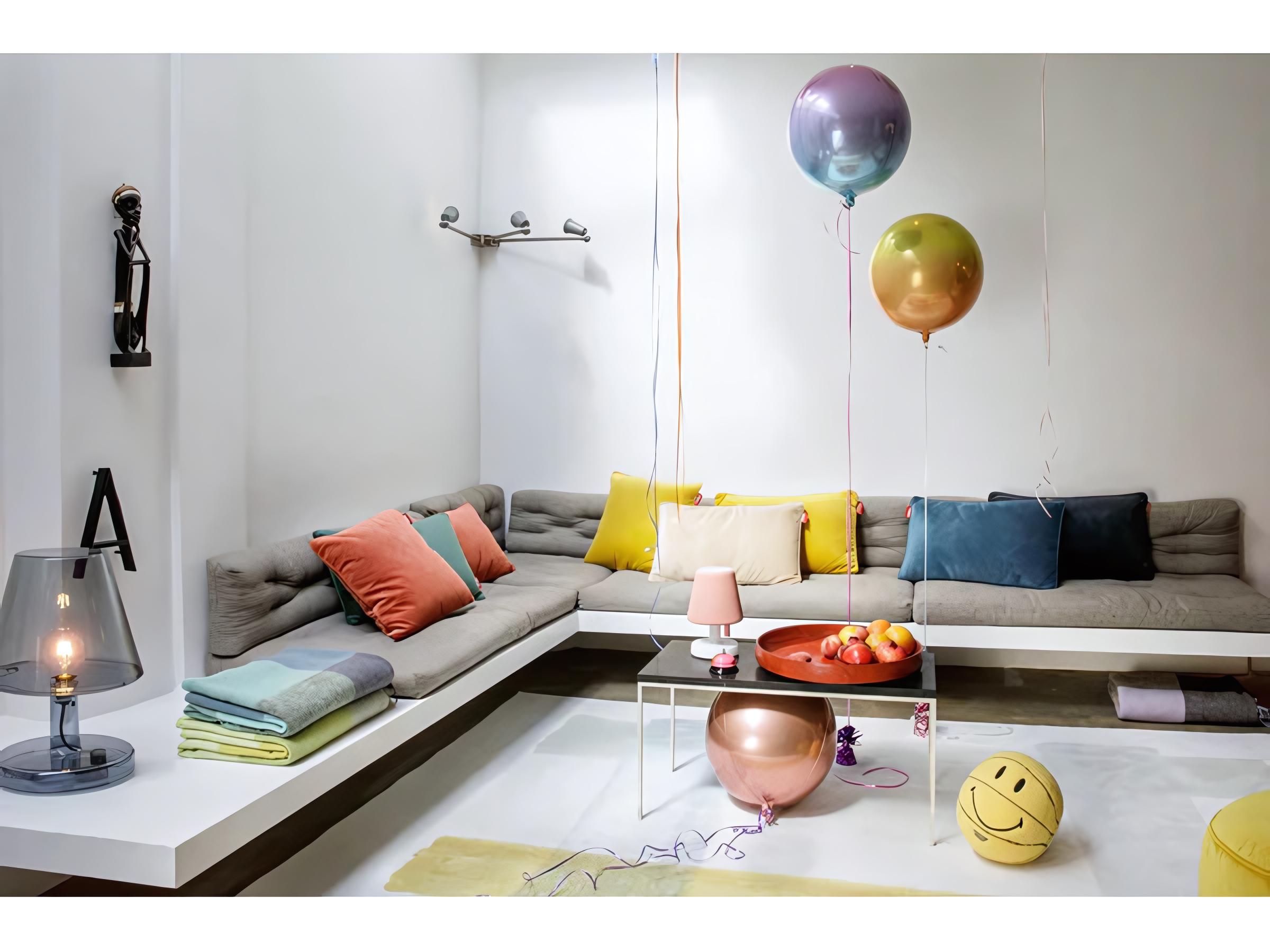 Fatboy Square Recycled Velvet Accent Pillow in Rhubarb