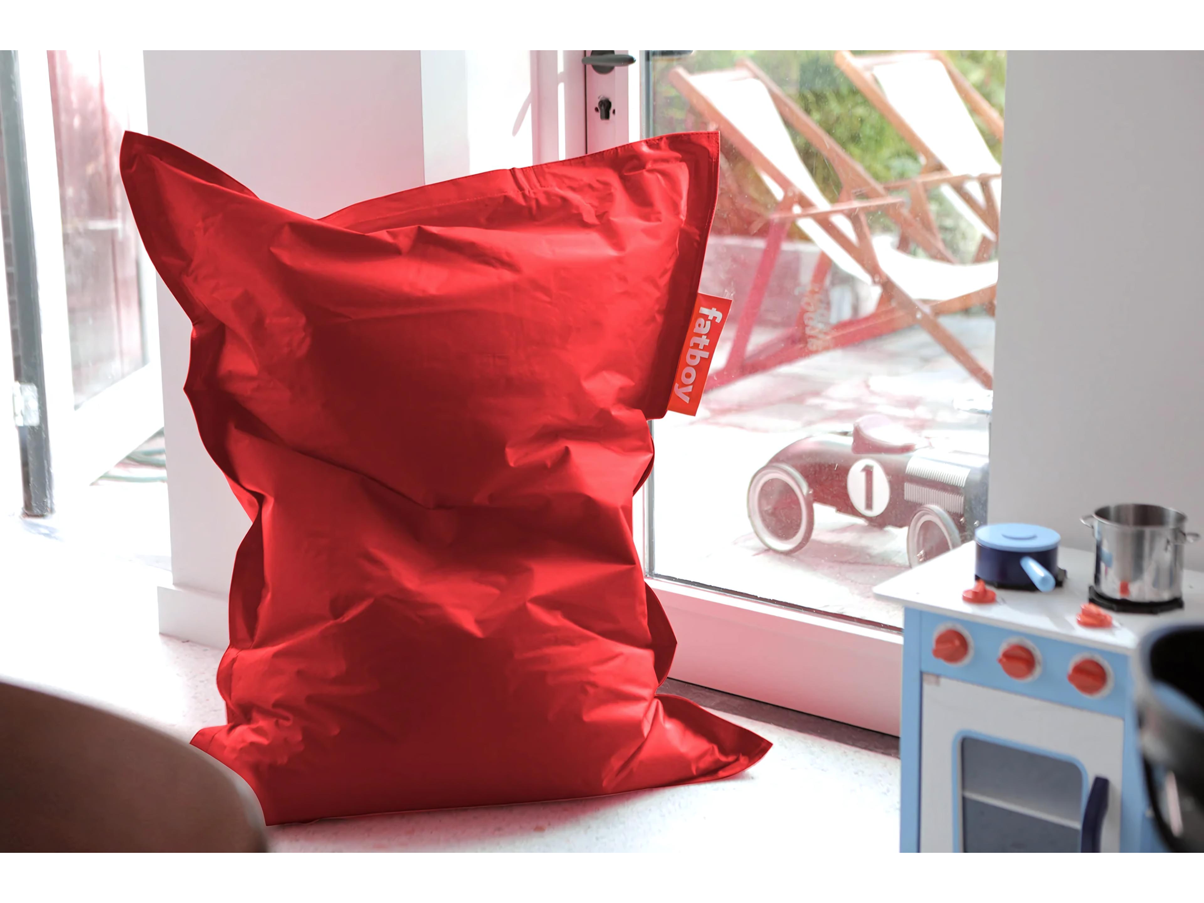 Fatboy Junior Bean Bag Chair in Red