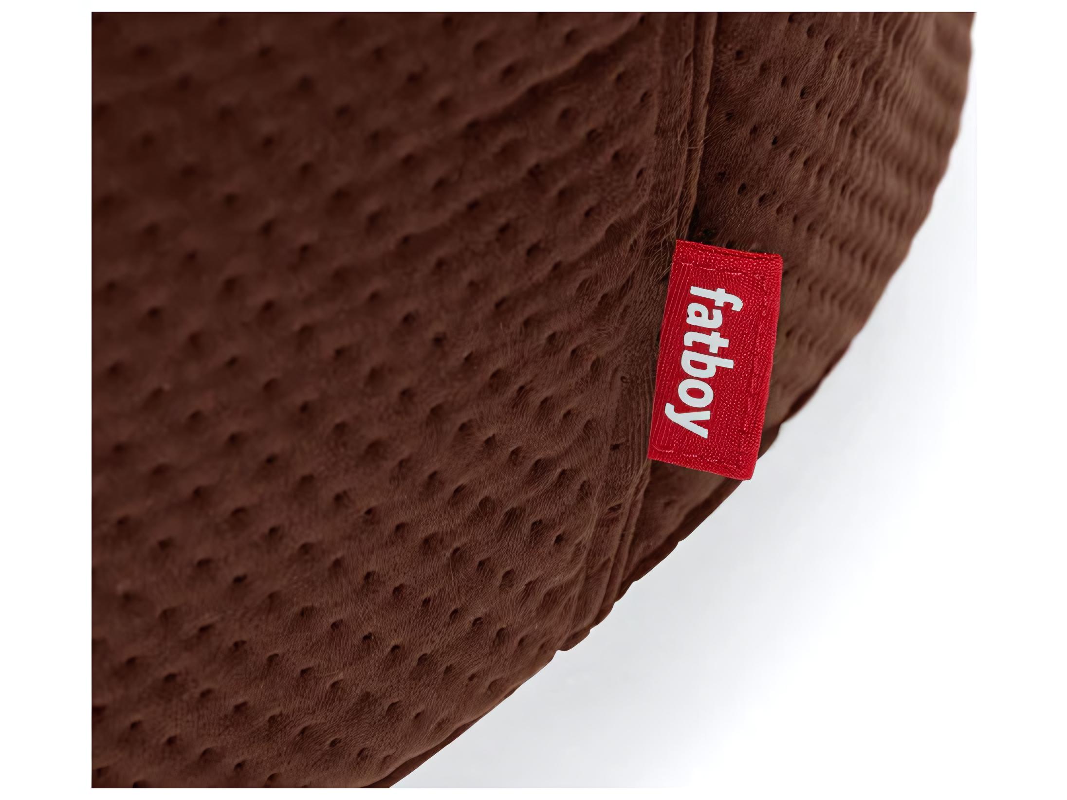 Fatboy Point Large Recycled Royal Velvet Pouf in Tobacco
