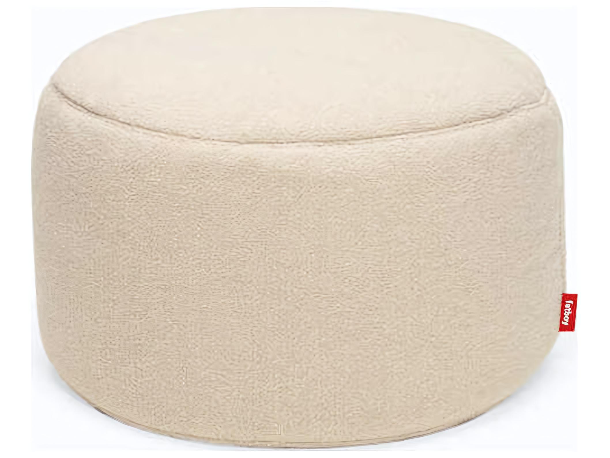 Fatboy Point Large Sherpa Pouf in Ecru