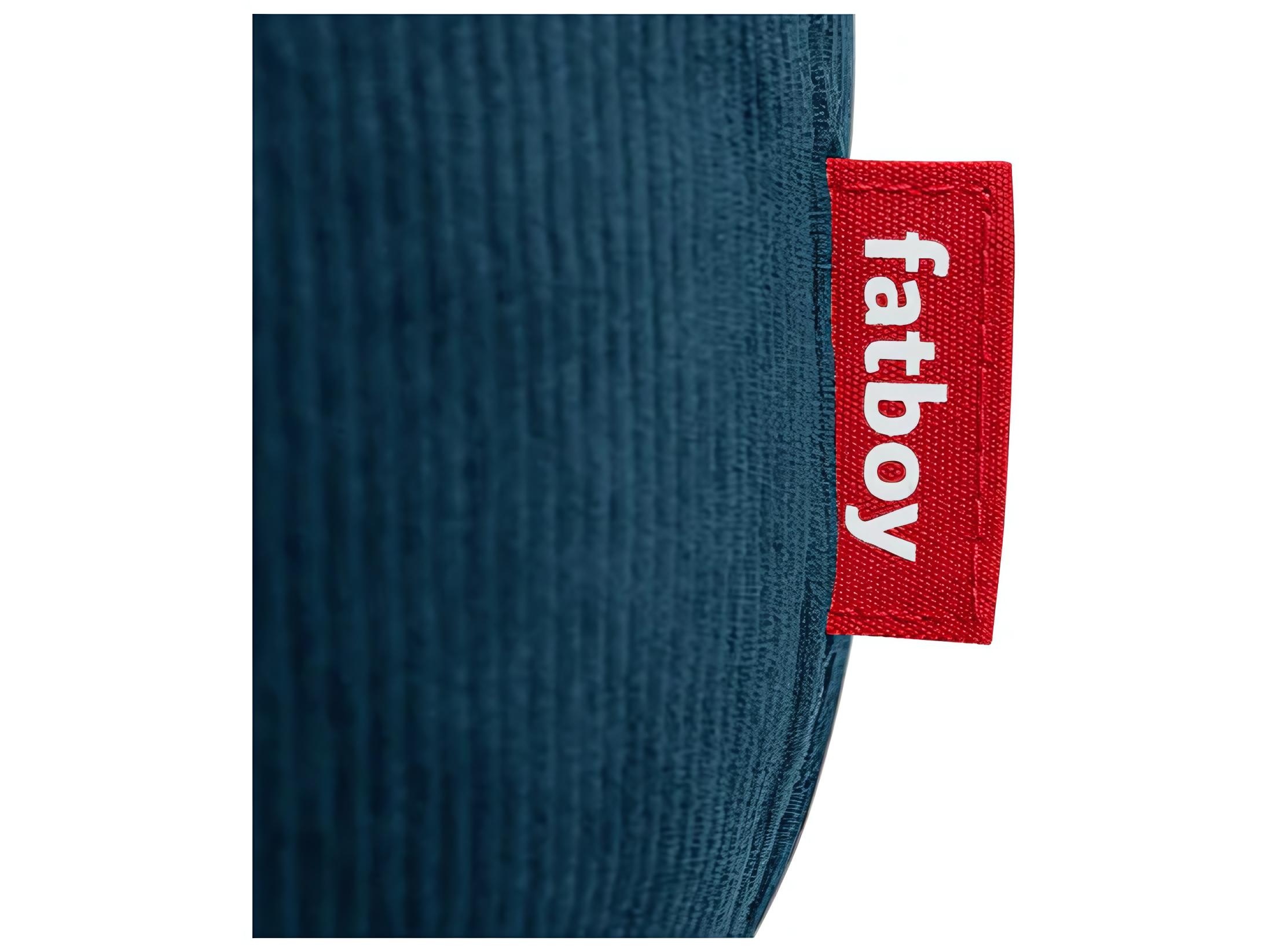 Fatboy Point Recycled Cord Pouf Ottoman in Deep Blue