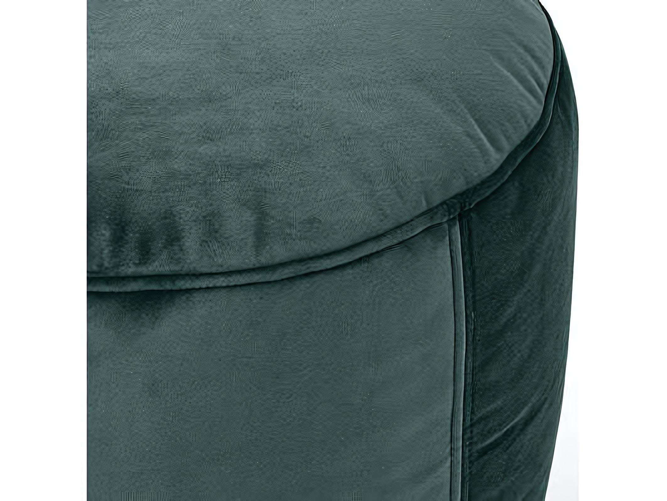 Fatboy Point Recycled Velvet Pouf Ottoman in Petrol