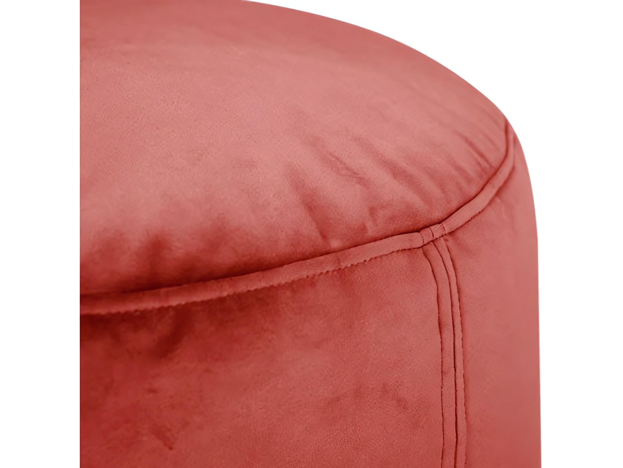 Fatboy Point Recycled Velvet Pouf Ottoman in Rhubarb