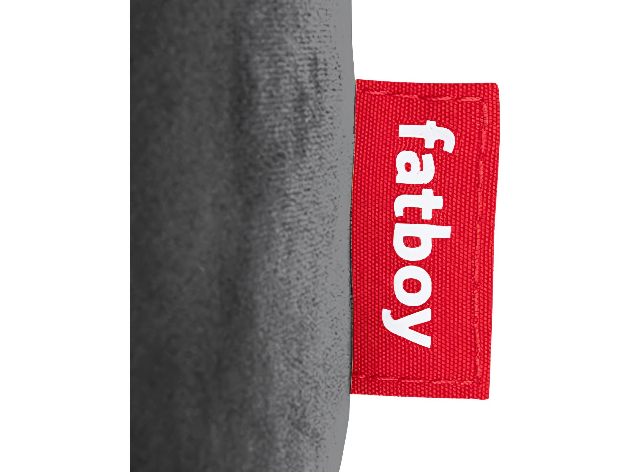 Fatboy Point Recycled Velvet Pouf Ottoman in Taupe