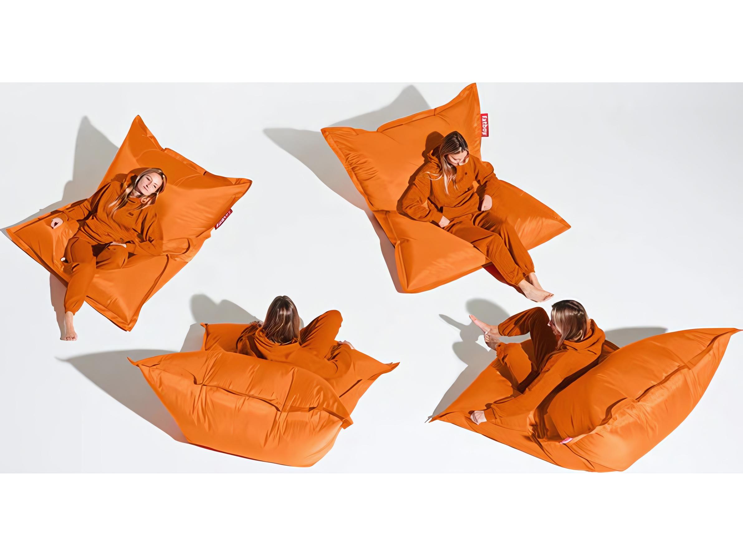 Fatboy Original Slim Bean Bag Chair in Orange Bitters