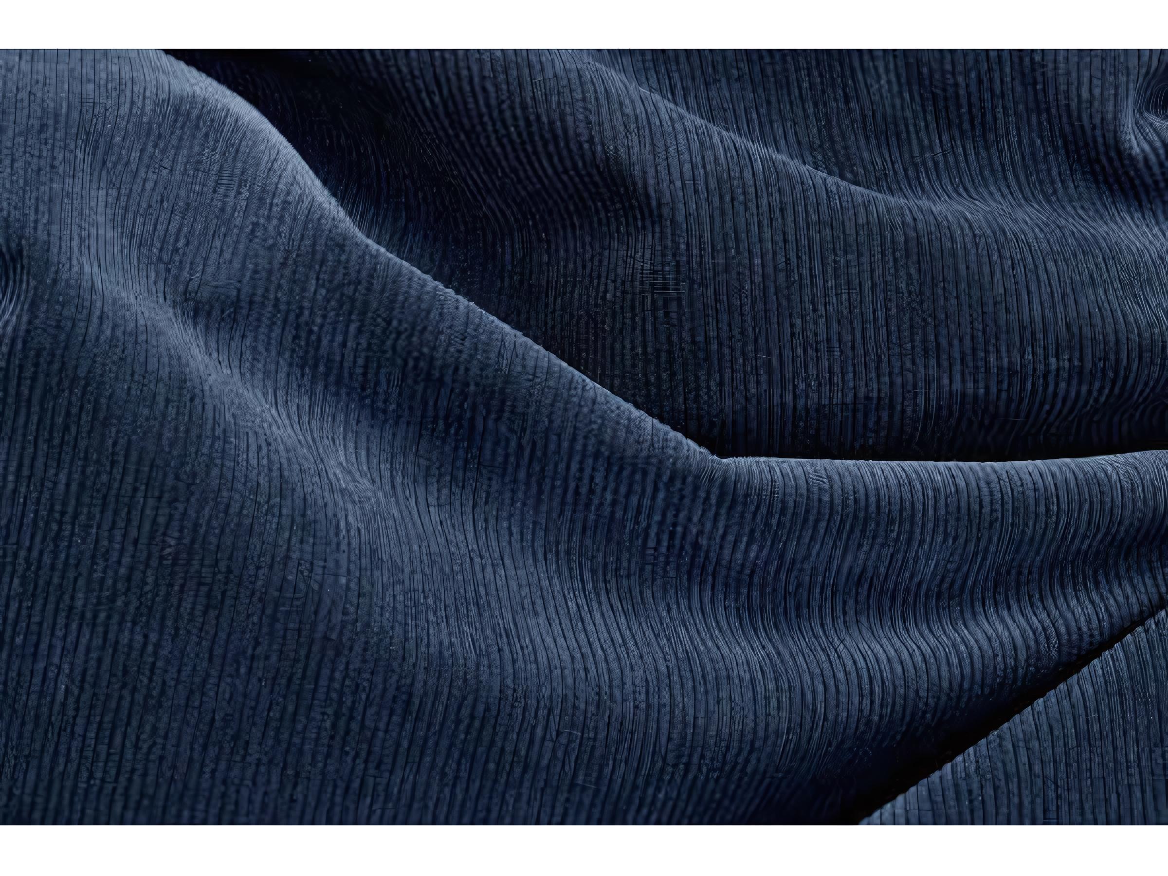 Fatboy Original Slim Recycled Cord Bean Bag Chair in Deep Blue