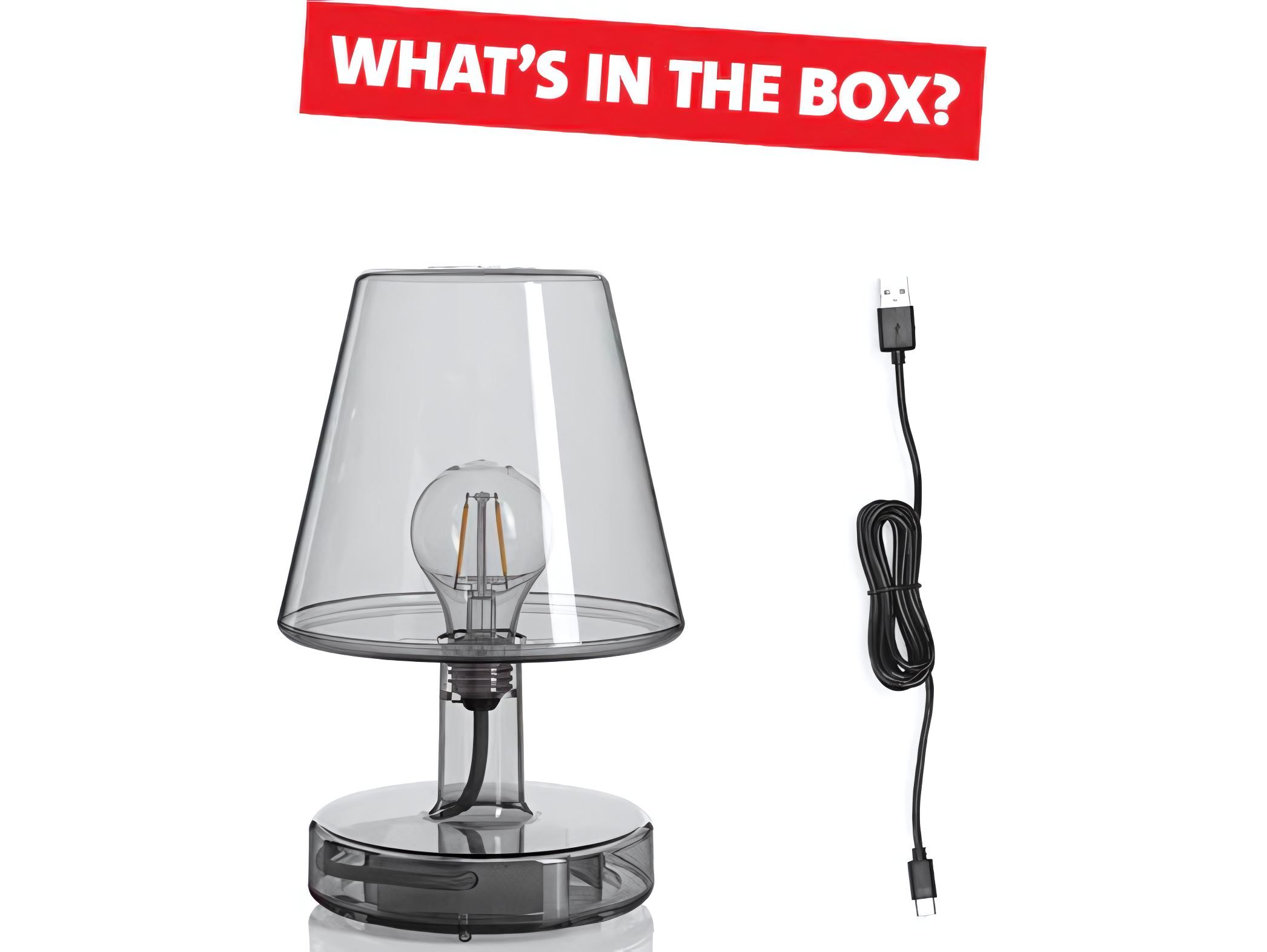 Fatboy Transloetje Table Lamp Duo Pack in Grey