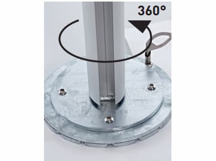 Fiberbuilt Patio Umbrellas Euro Bali Aluminum Platinum 10 Foot Octagon Manual Lift Patio Umbrella