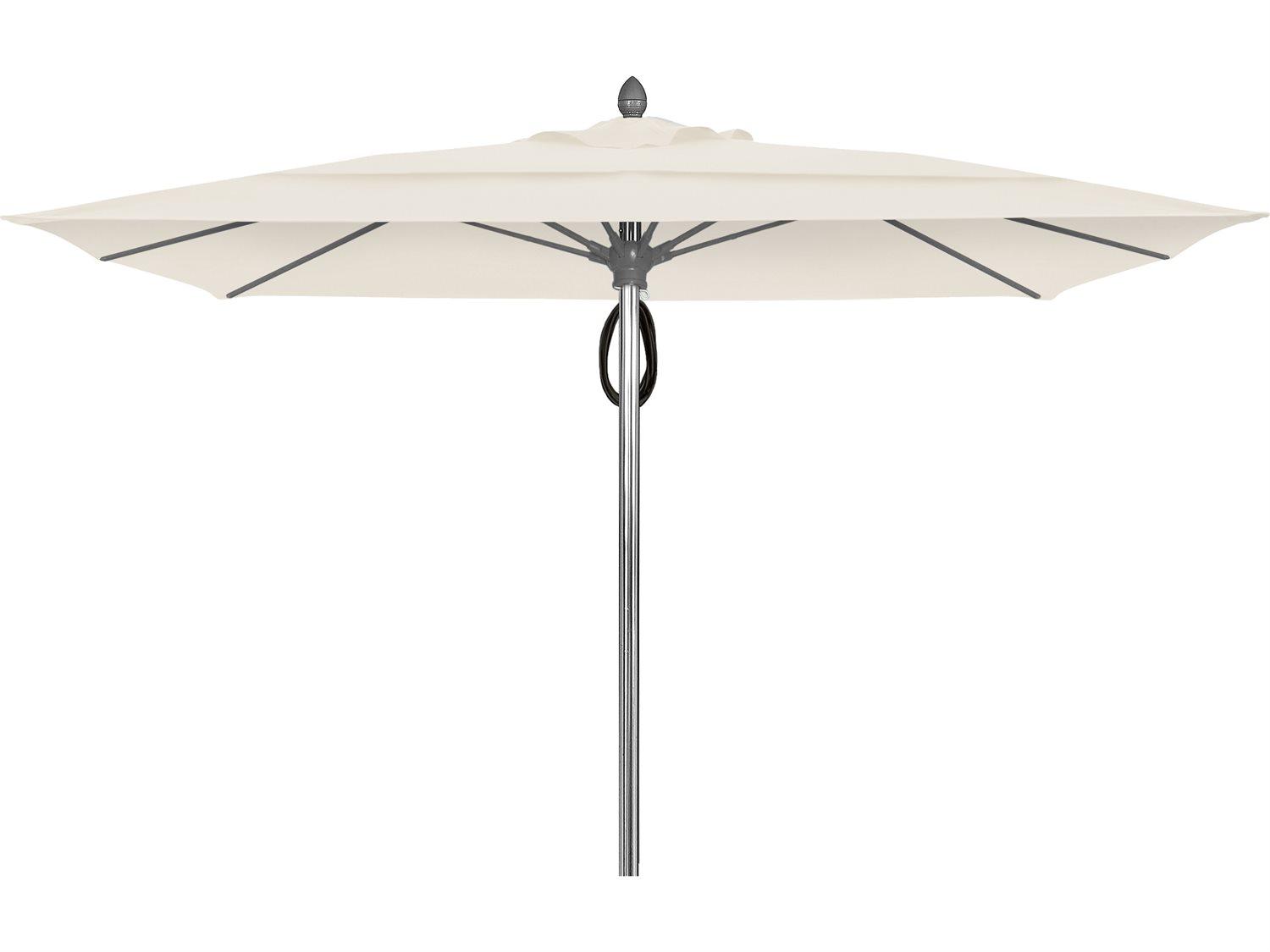 Fiberbuilt Umbrellas Prestige Riva 10 Foot Pulley Lift Patio Umbrella