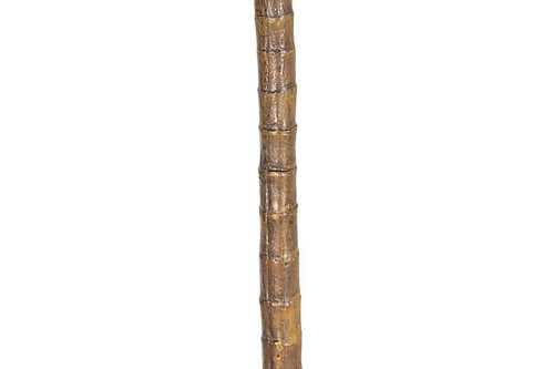 Fiberbuilt Palm Fiber Teak 11 Foot Leaf Pulley Wood Outdoor Umbrella