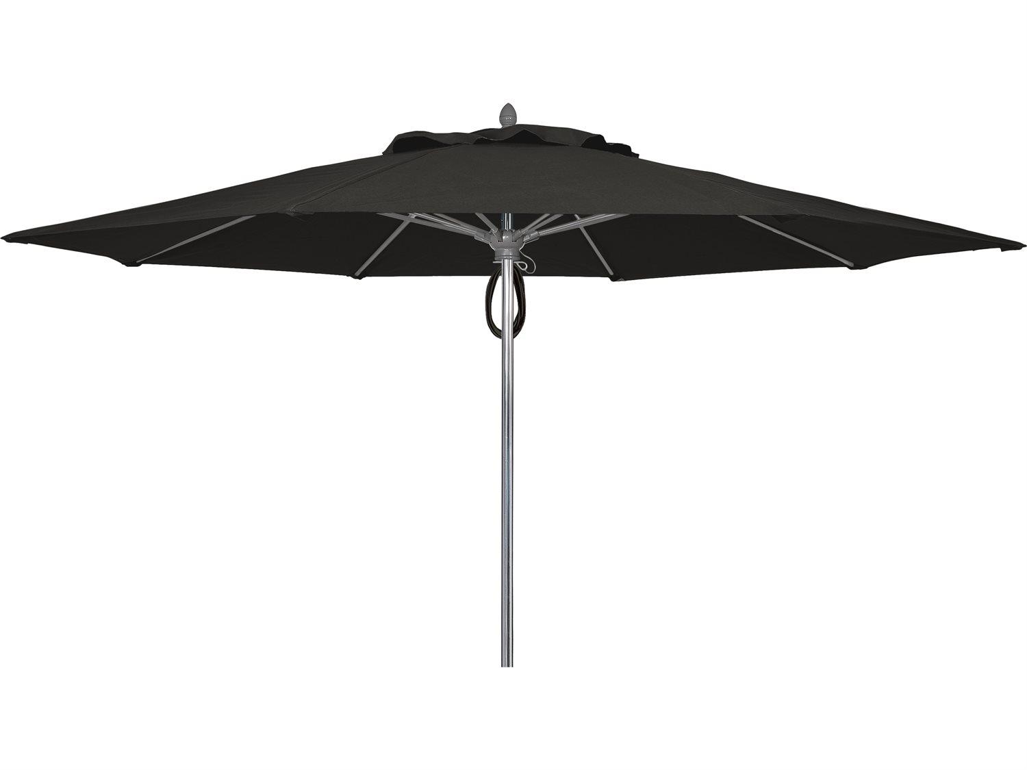 Fiberbuilt Umbrellas Prestige Riva 11 Foot Pulley Lift Patio Umbrella