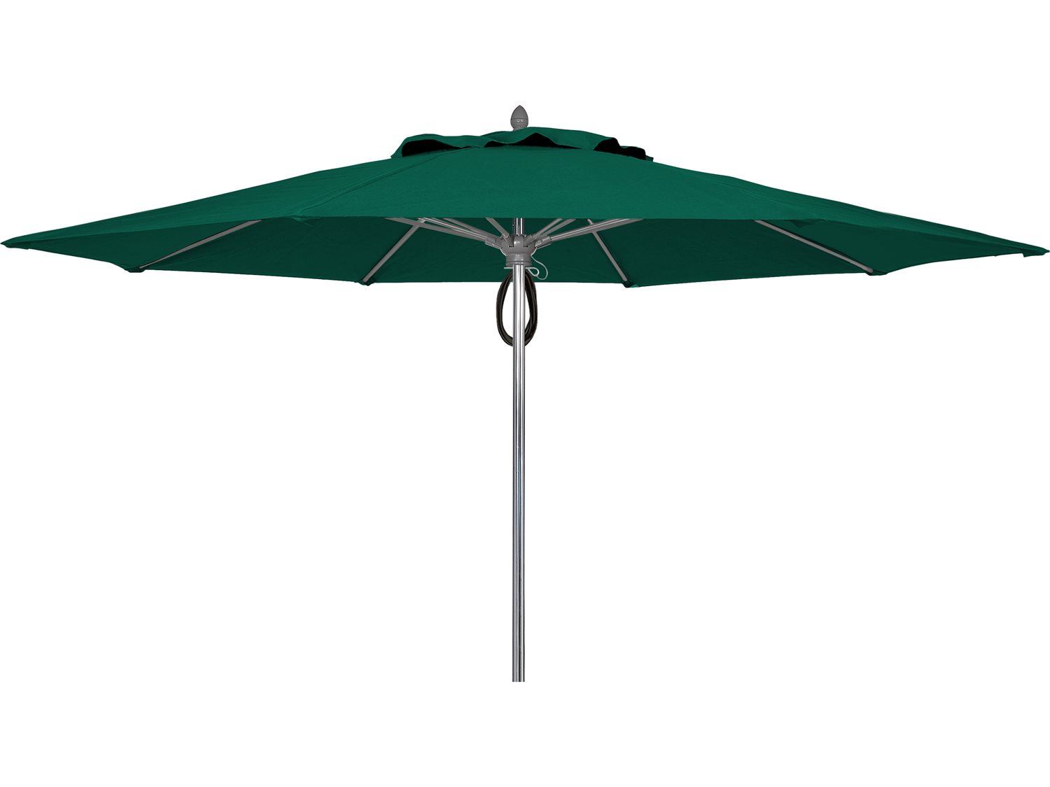 Fiberbuilt Umbrellas Prestige Riva 11 Foot Pulley Lift Patio Umbrella