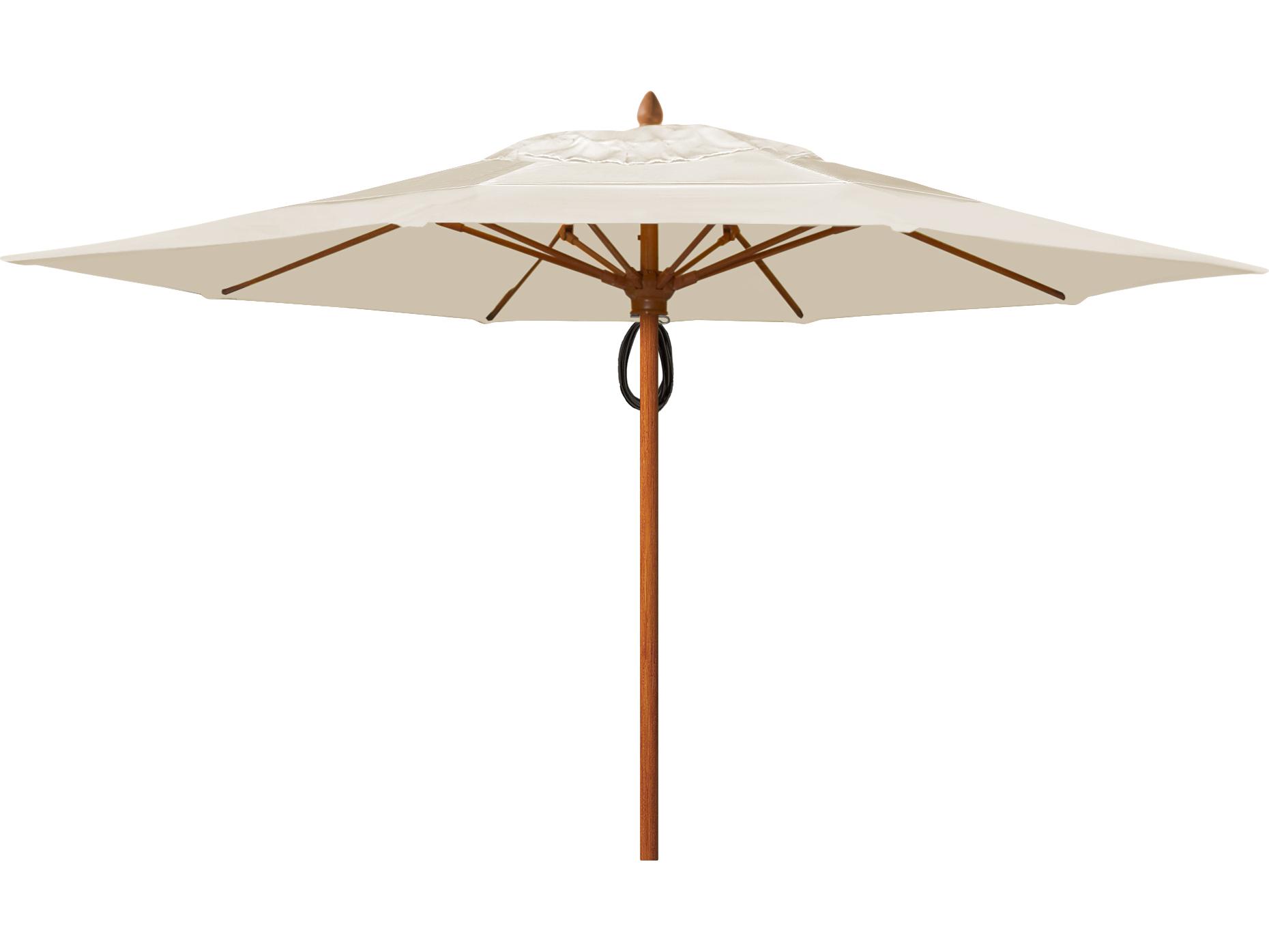 Fiberbuilt Patio Umbrellas Prestige - Diamante Fiberglass 13 Foot Octagon Pulley & Pin Patio Umbrella